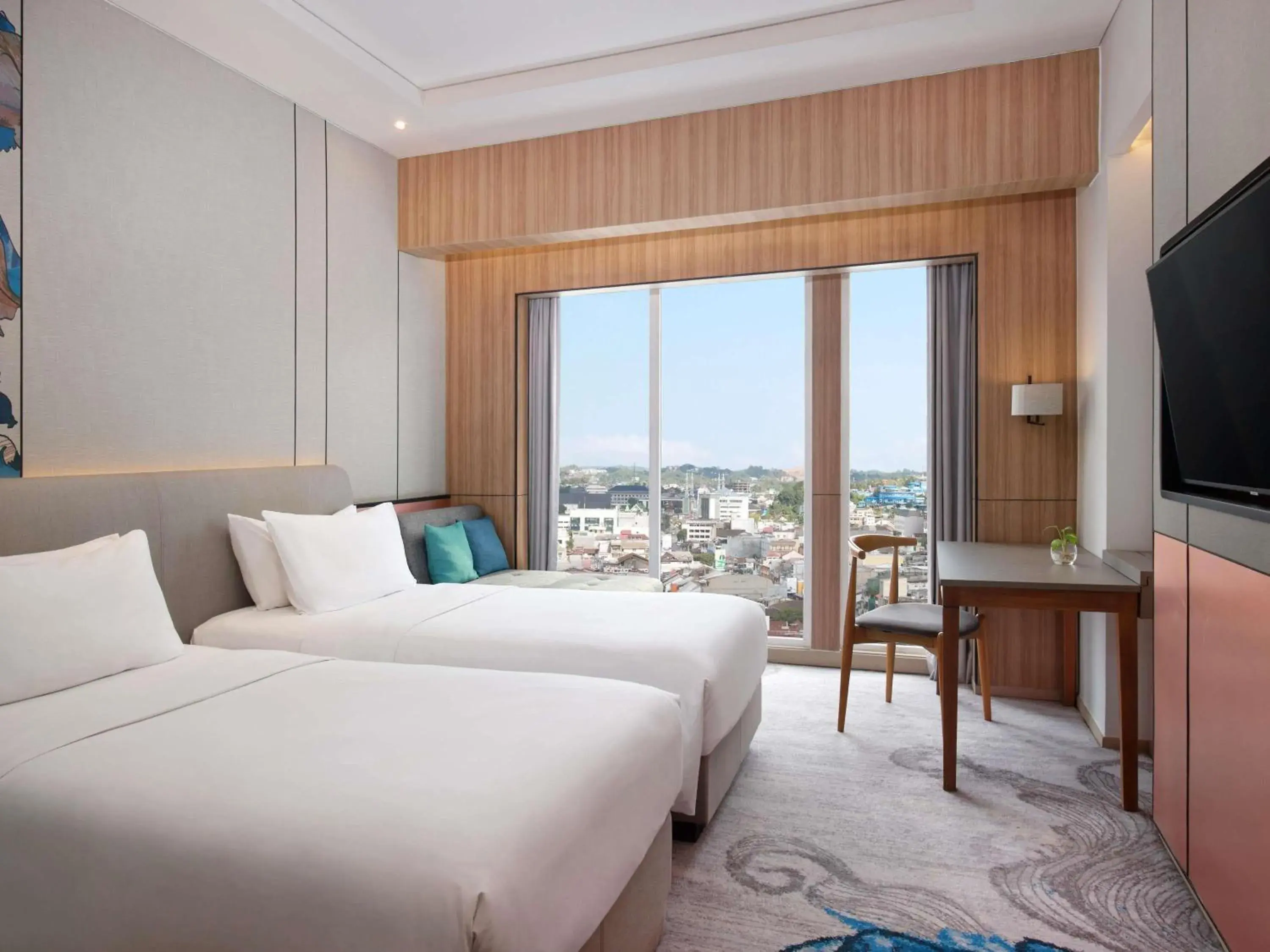 Superior Twin Room in Mercure Samarinda Superior Twin Room in Mercure Samarinda