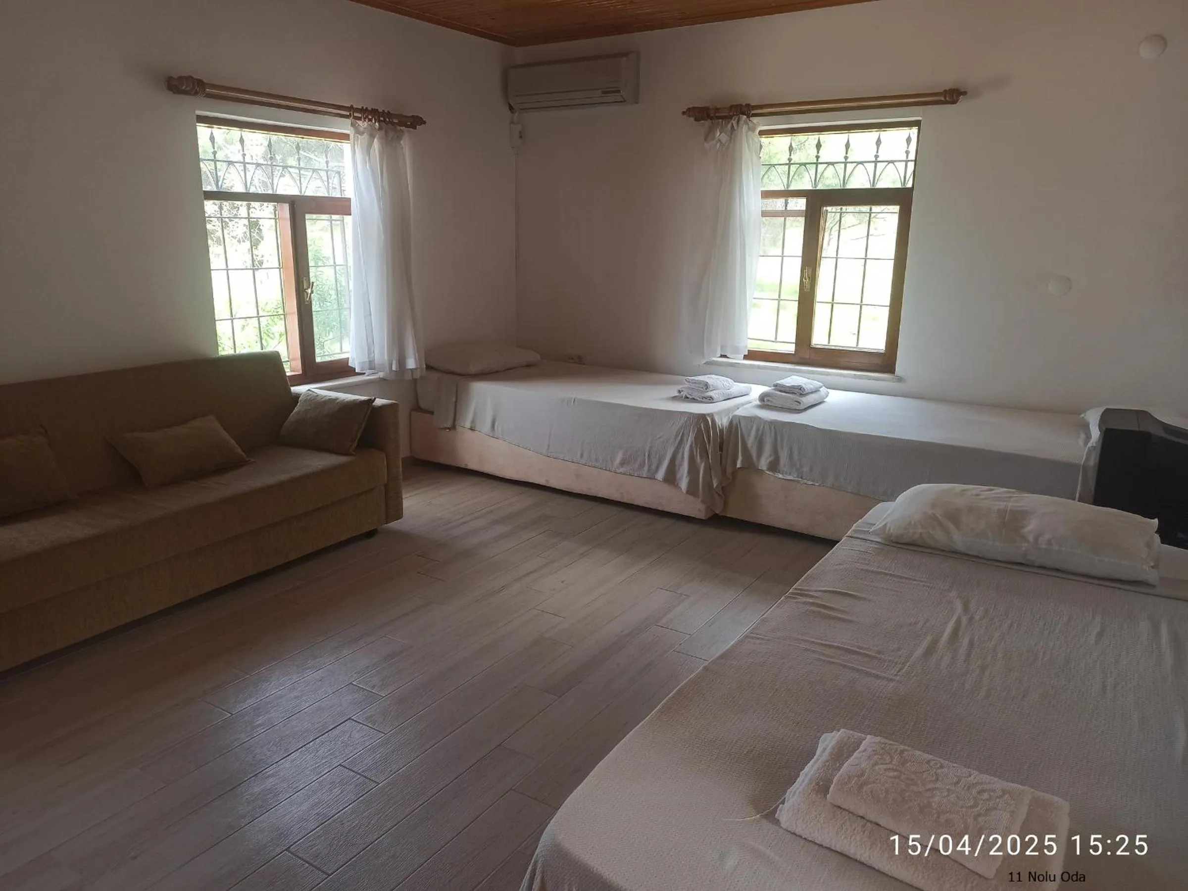 Bed in Çamlaraltıpansiyon