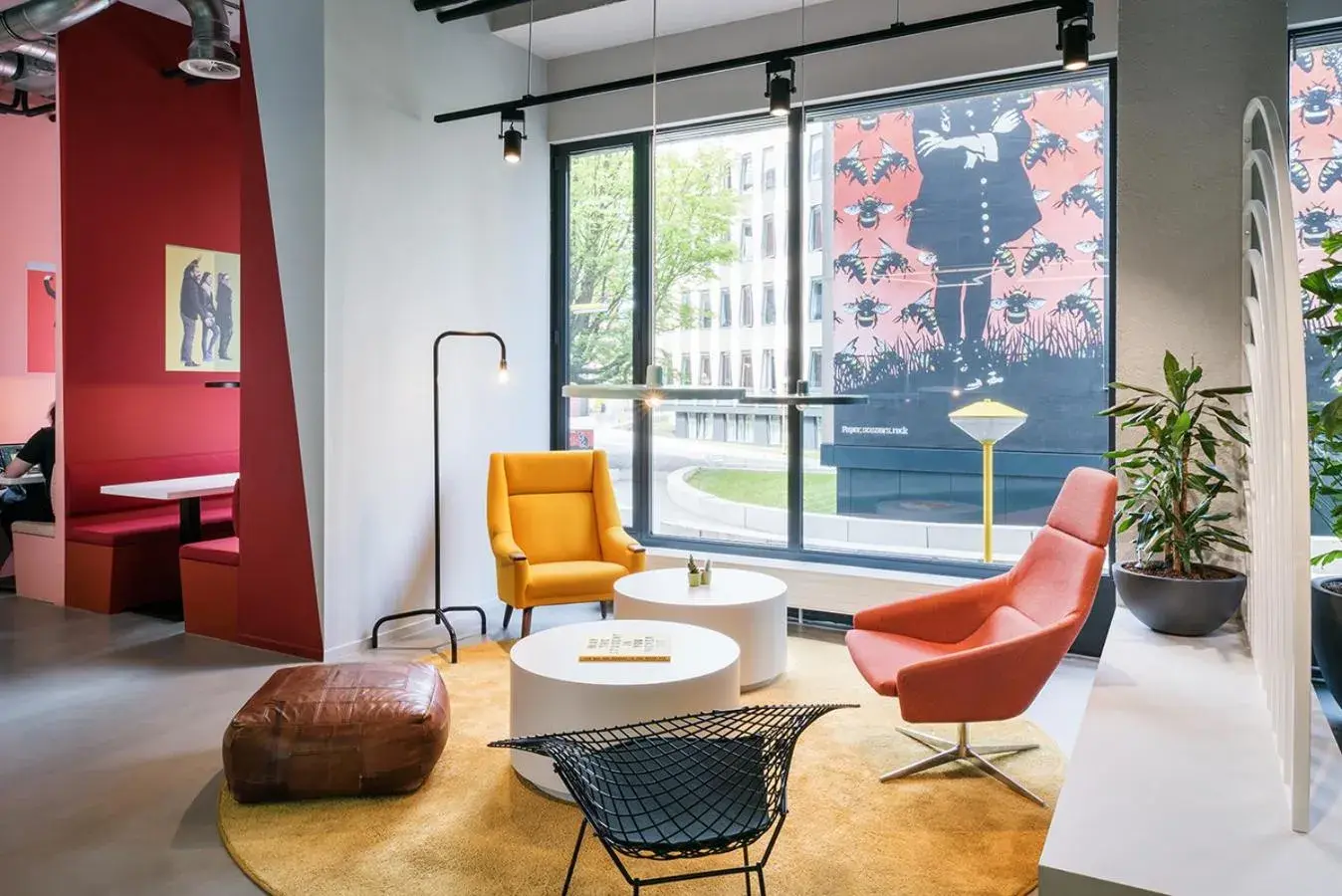 Living room in The Social Hub Amsterdam West 4 star Living room in The Social Hub Amsterdam West 4 star