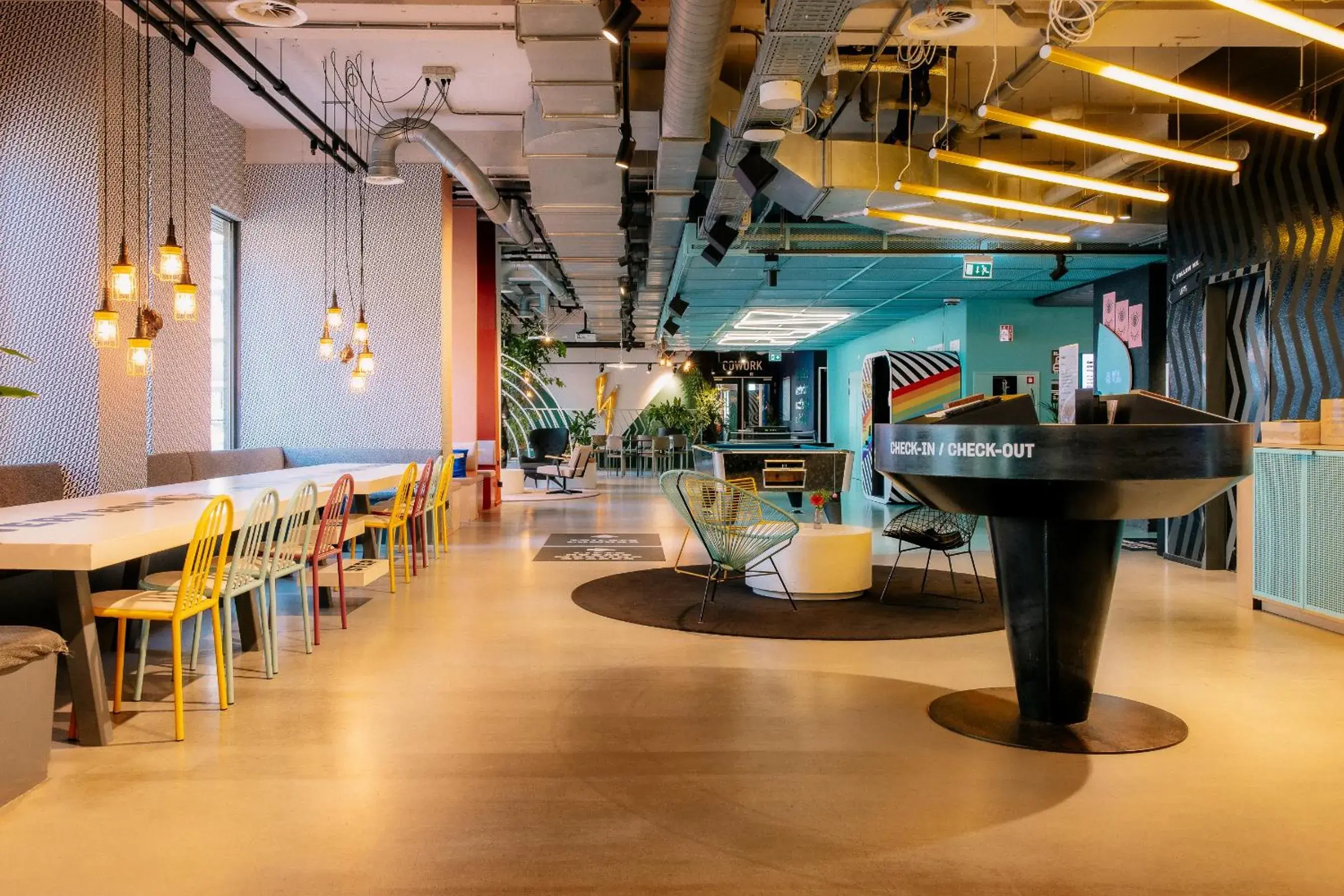 Lobby or reception in The Social Hub Amsterdam West 4 star Lobby or reception in The Social Hub Amsterdam West 4 star