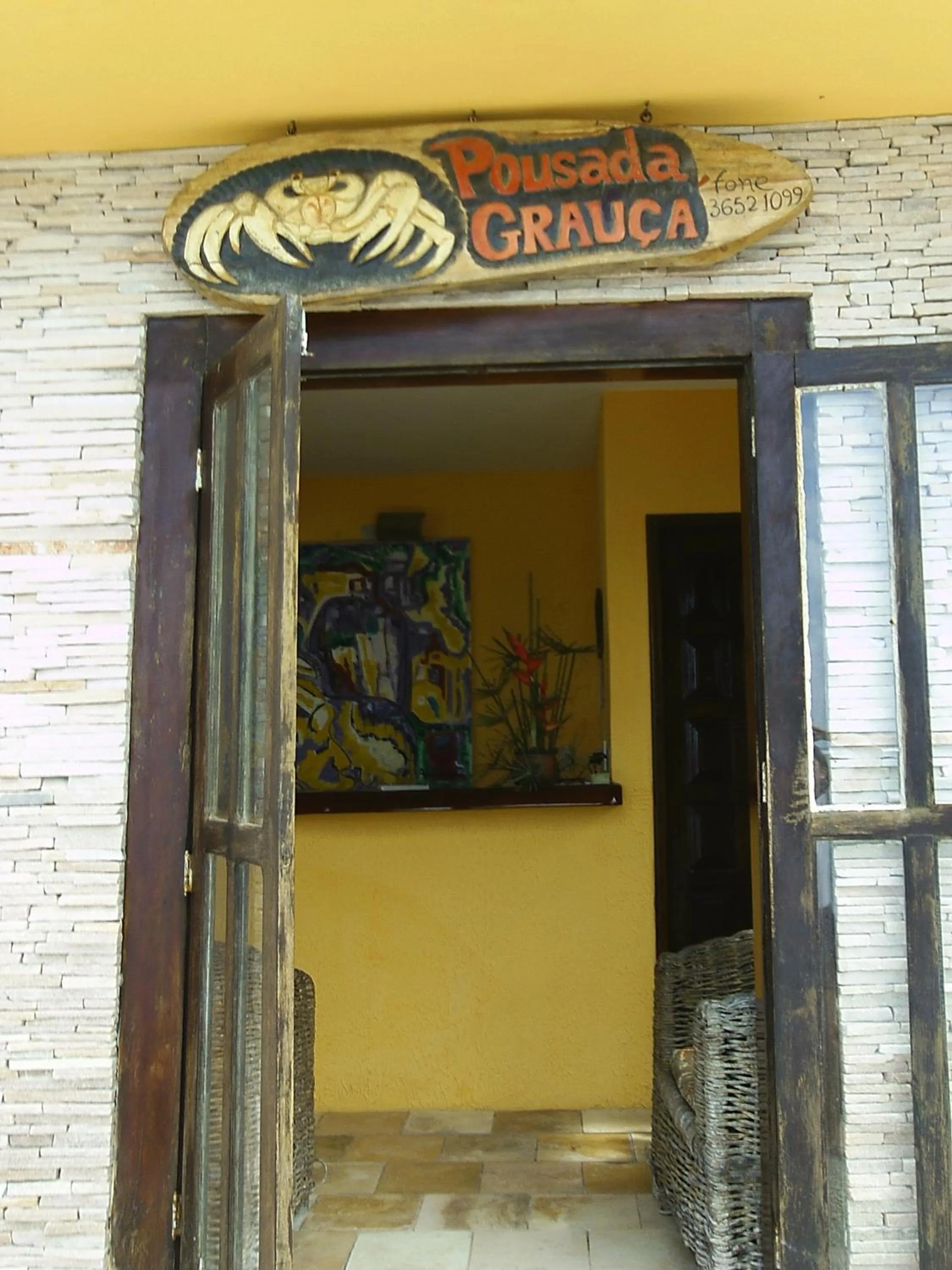 Lobby or reception in Pousada Grauçá