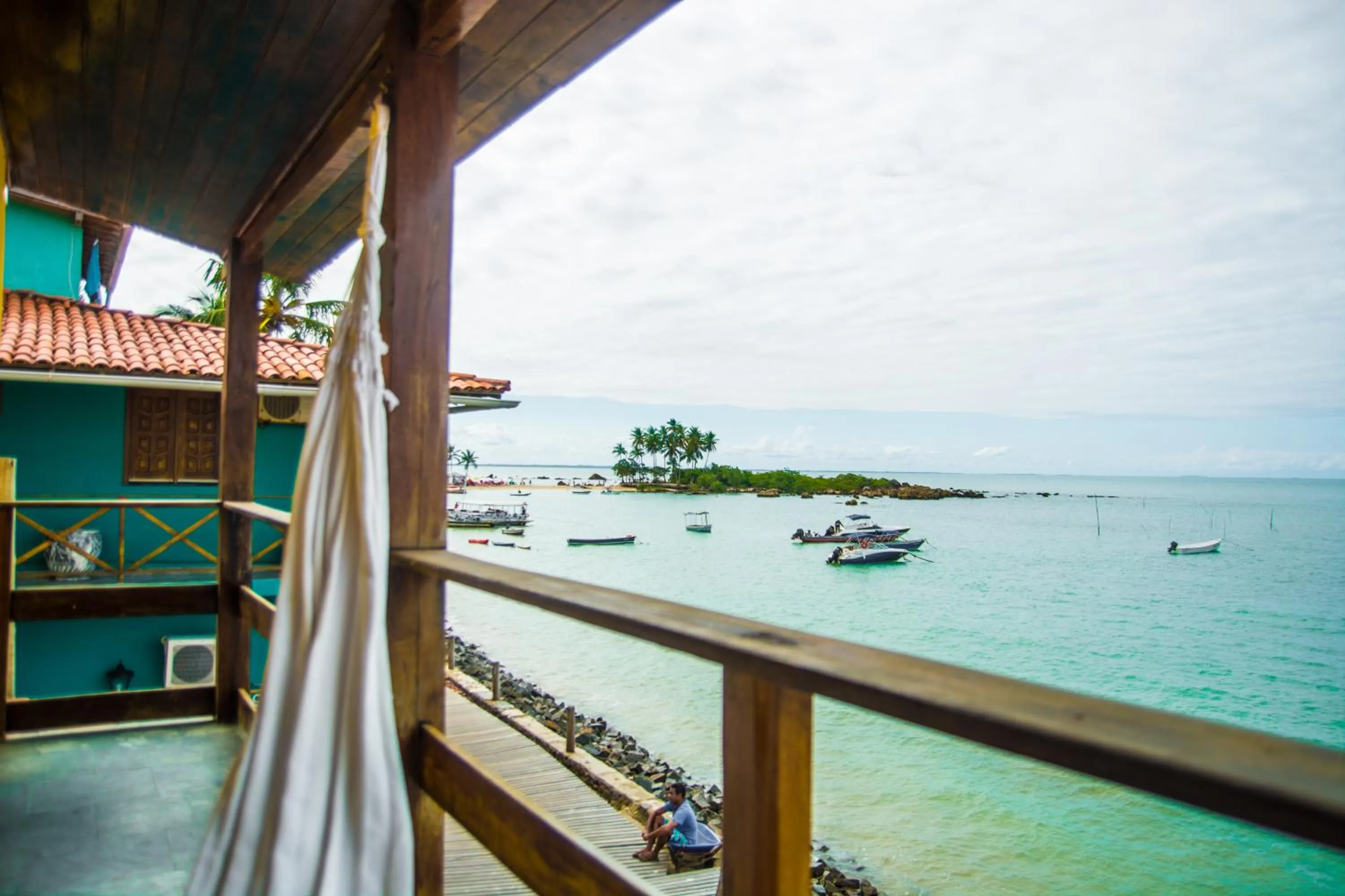Balcony/Terrace in Pousada Grauçá