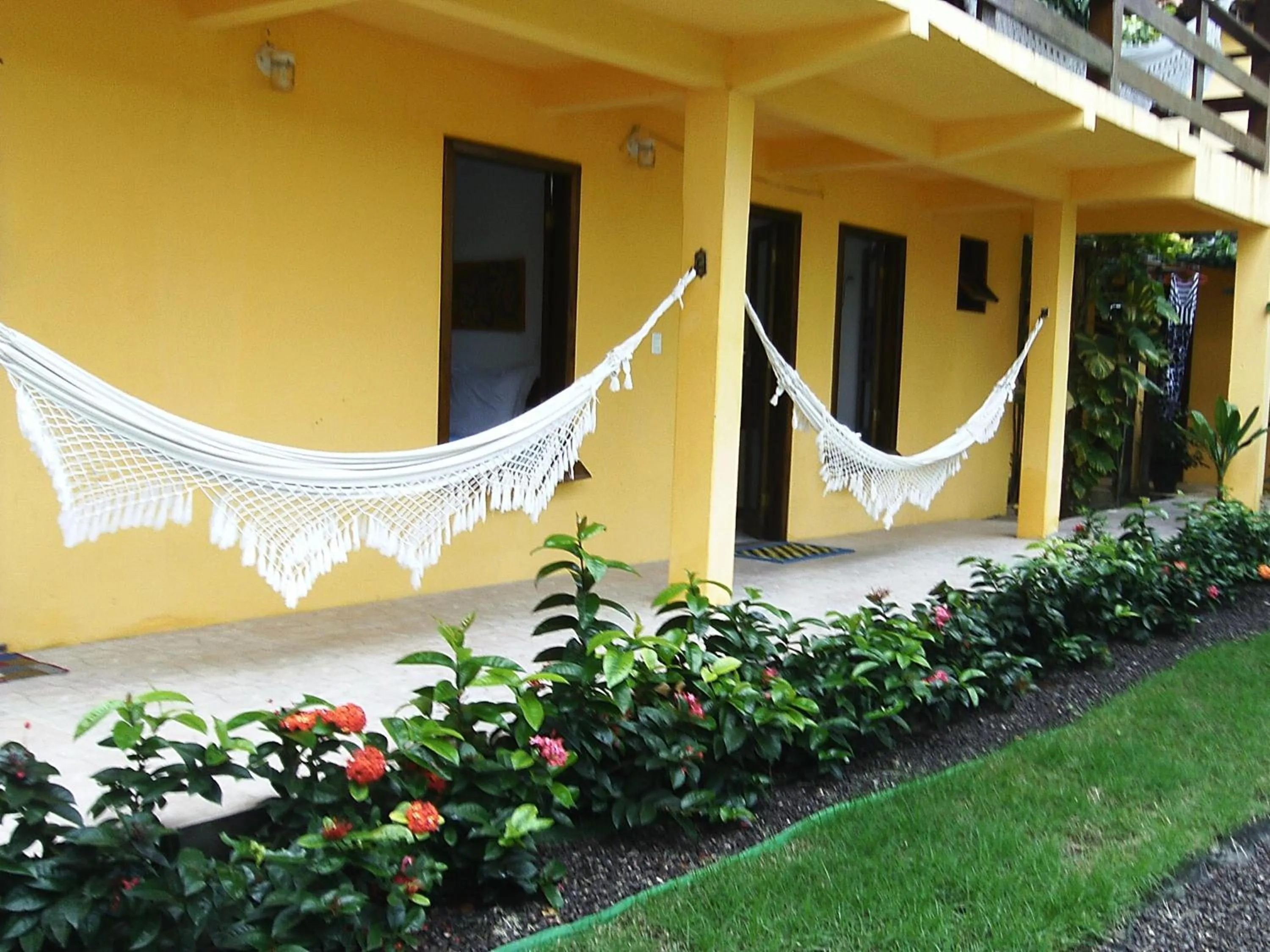 Garden view in Pousada Grauçá