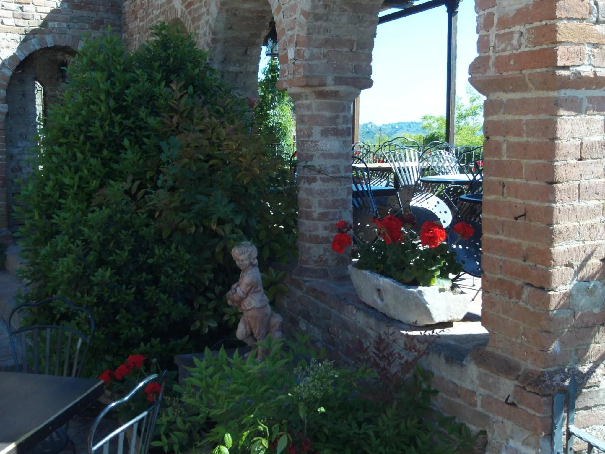 Patio in B&B Osteria Del Vicario