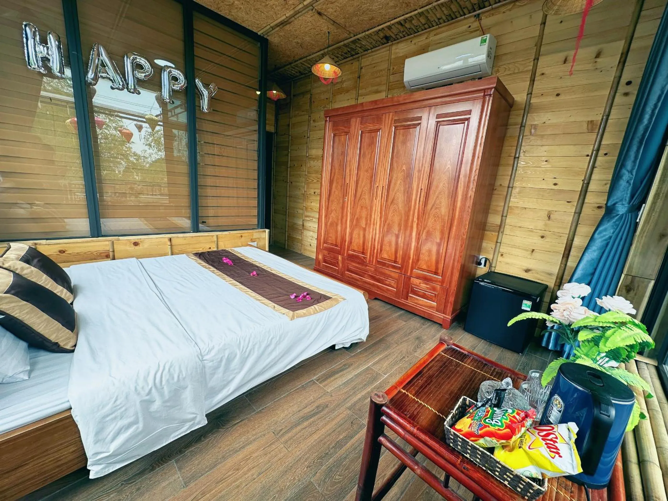 Bed in Trang An Moon Garden Homestay