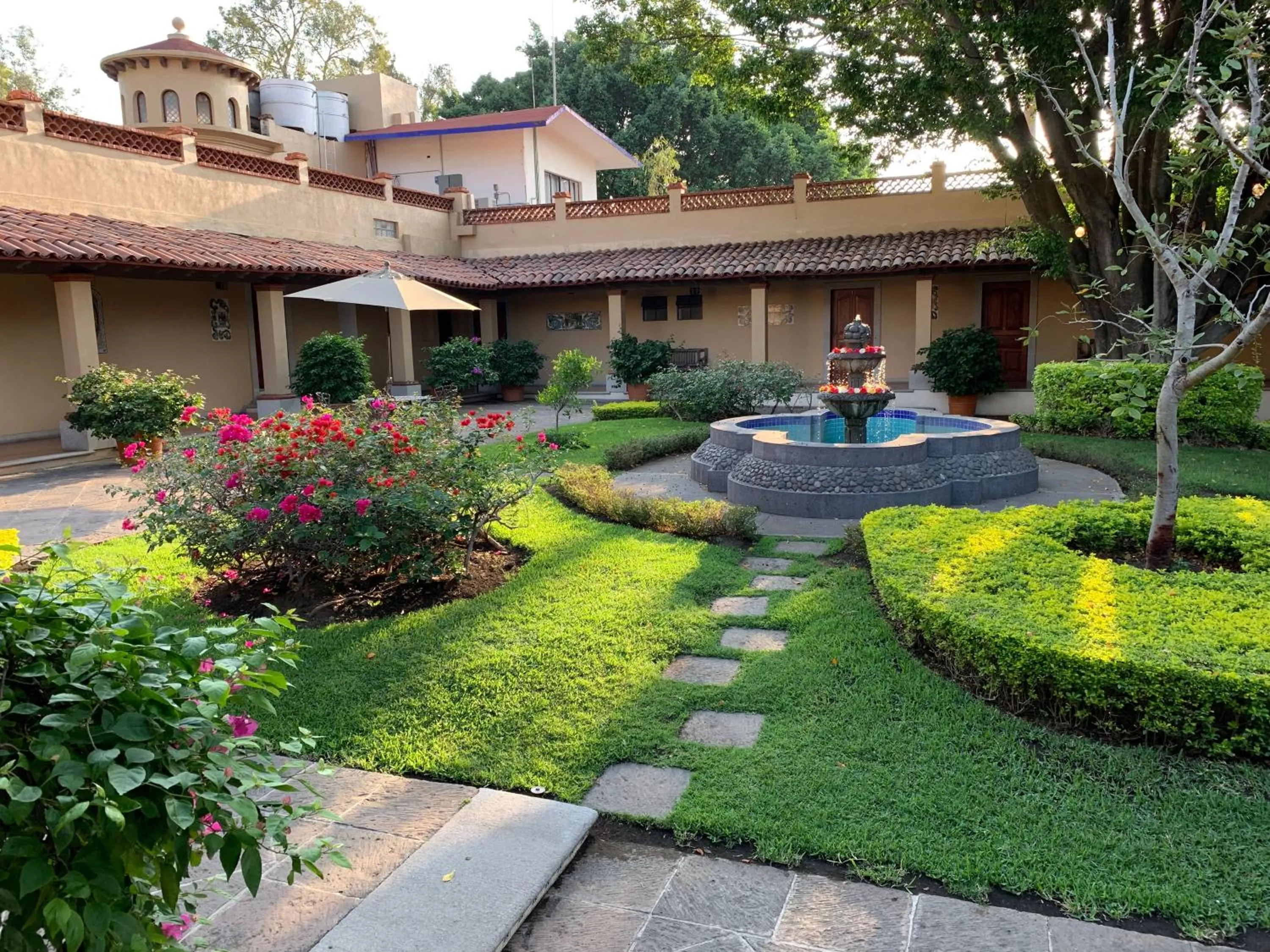Garden in Hotel Spa Posada Tlaltenango
