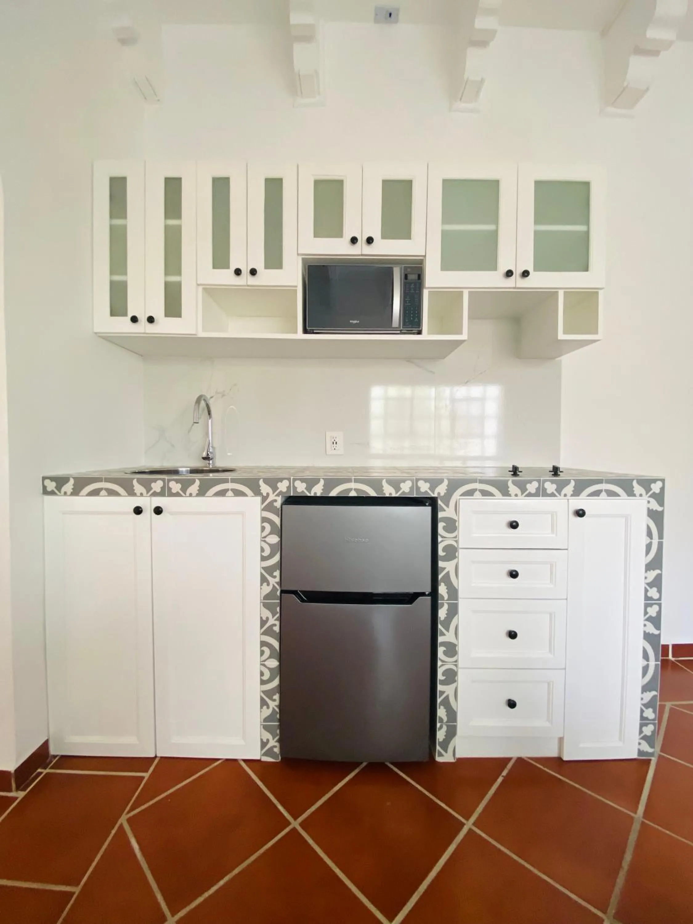 Kitchen or kitchenette in Hotel Spa Posada Tlaltenango