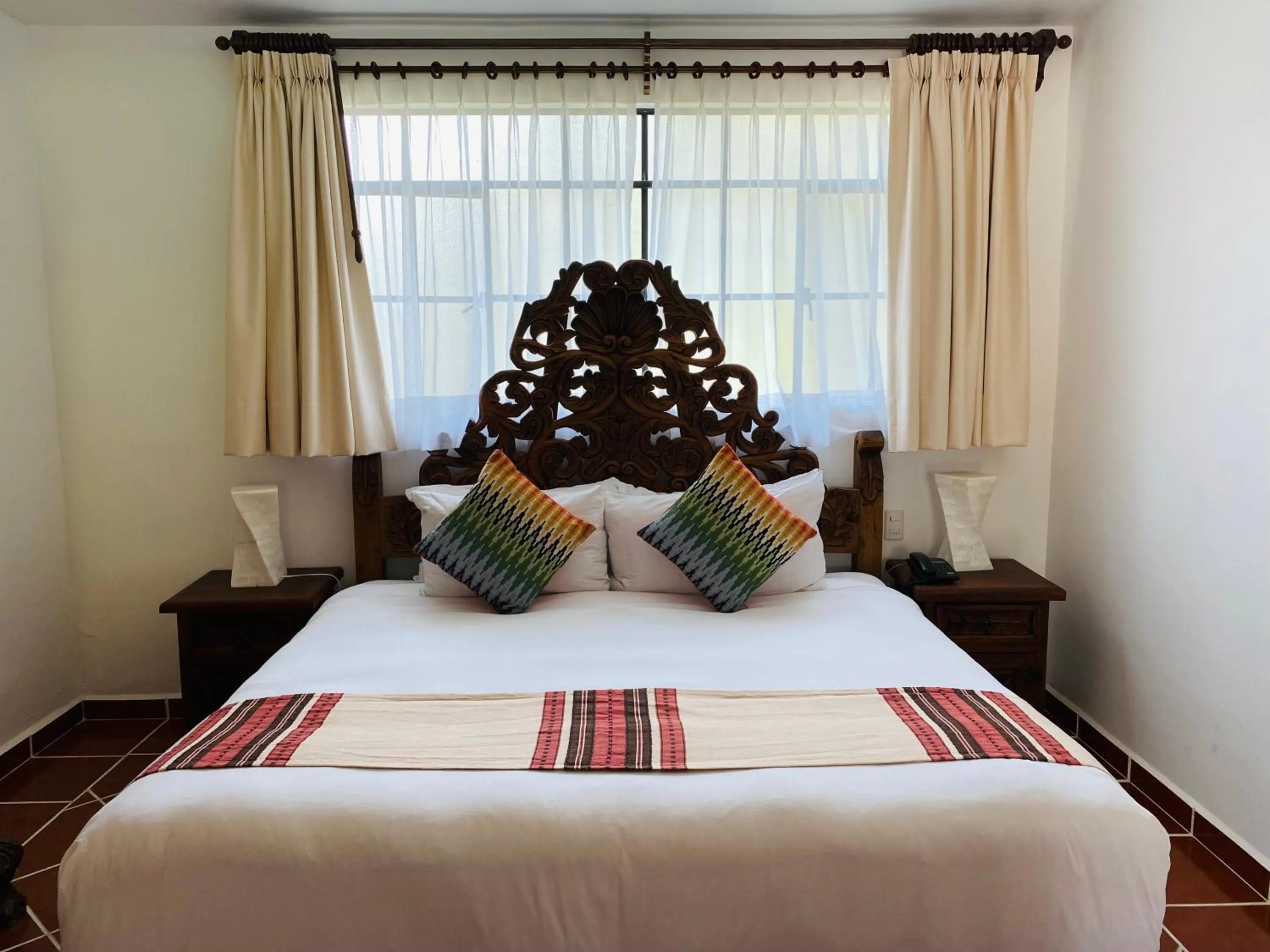 Bed in Hotel Spa Posada Tlaltenango