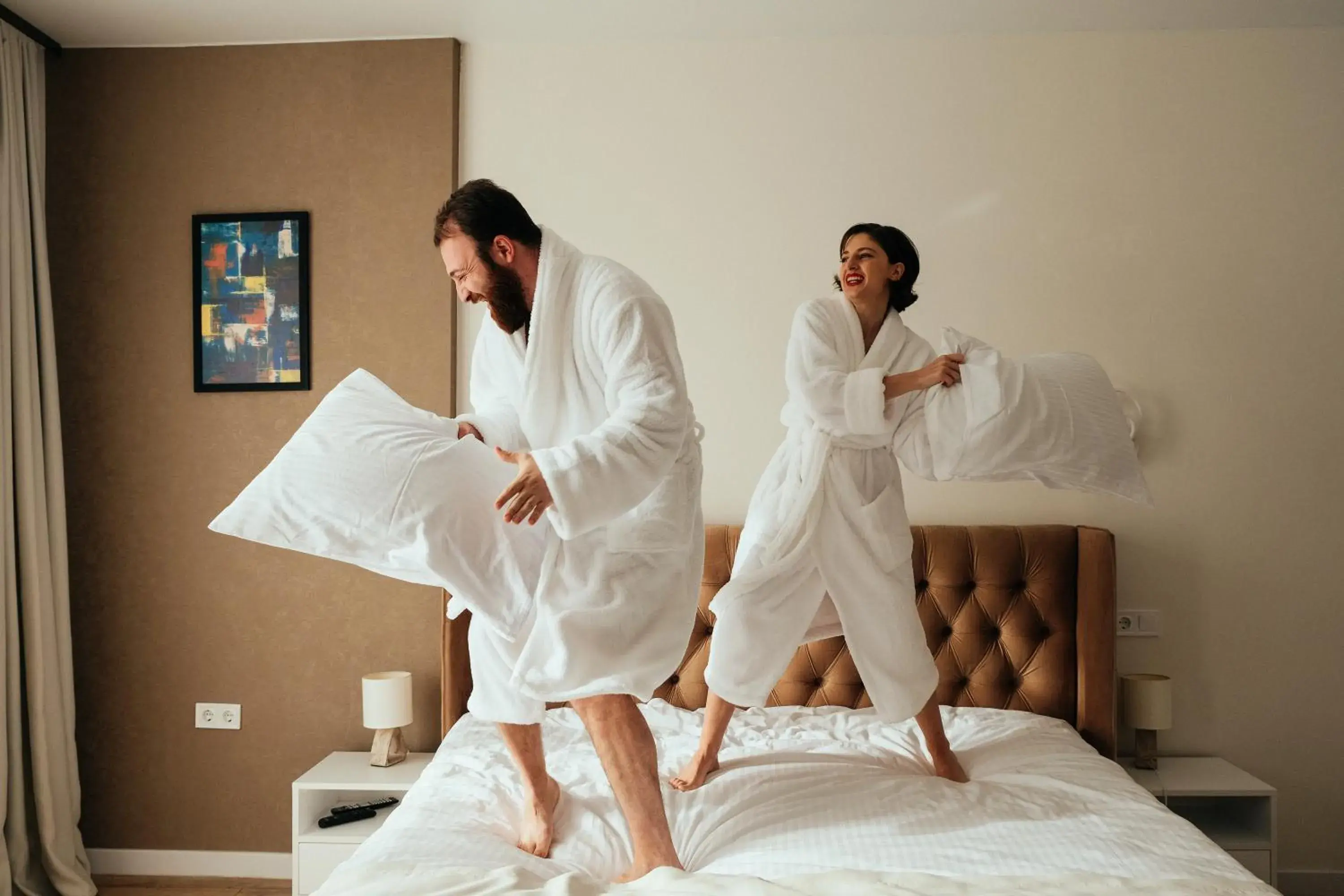 Bed in White Sails Residential Hotel Bed in White Sails Residential Hotel