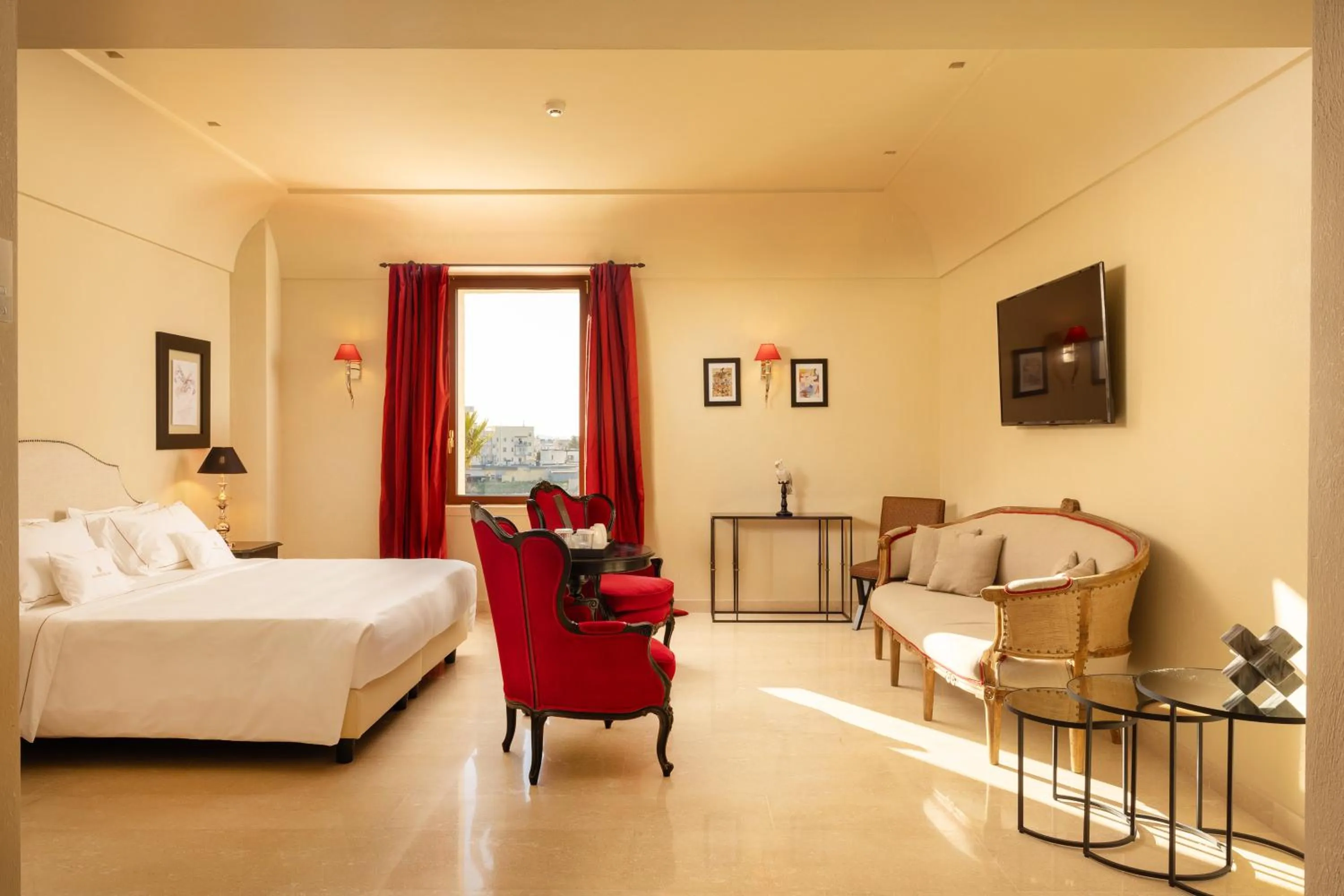 Bed in Alvino Relais Mulino Contemporaneo