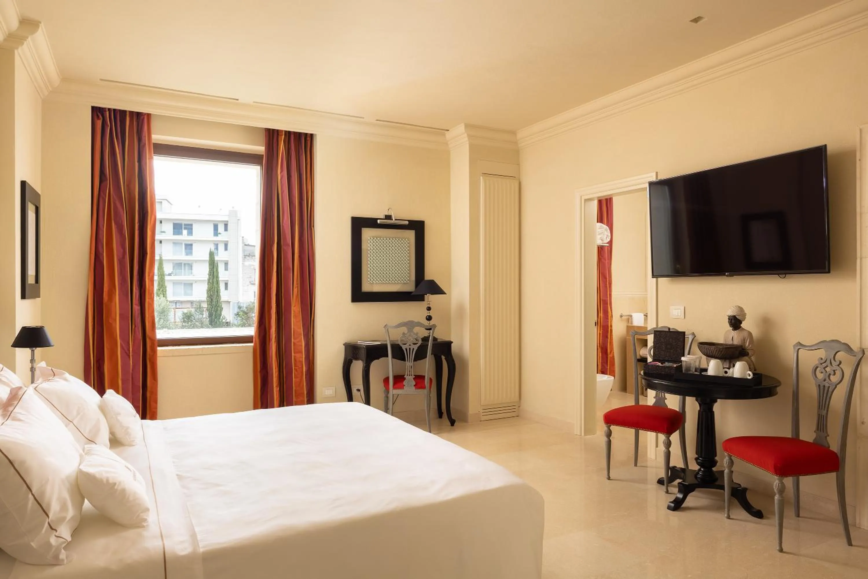 Bed in Alvino Relais Mulino Contemporaneo