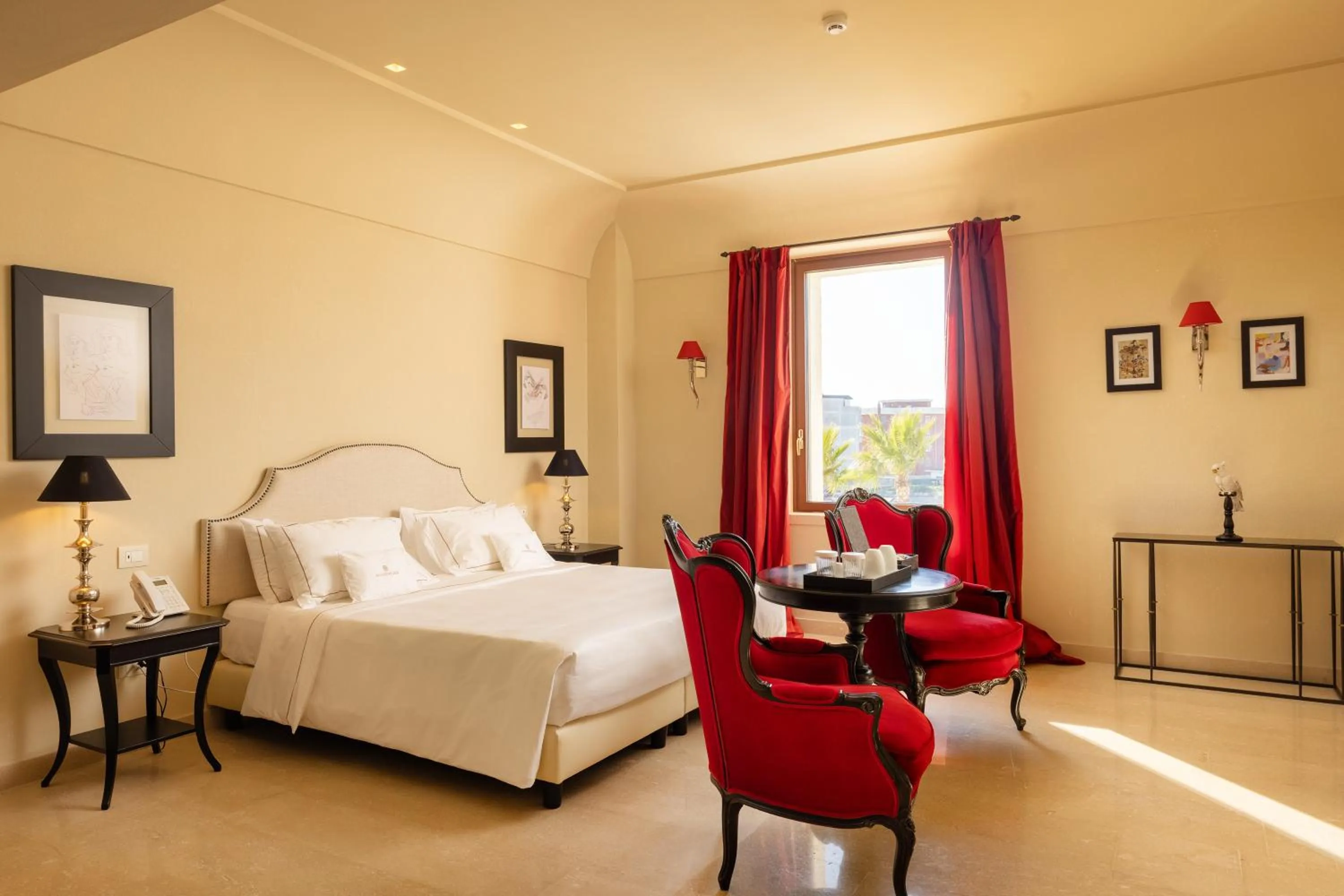 Bed in Alvino Relais Mulino Contemporaneo