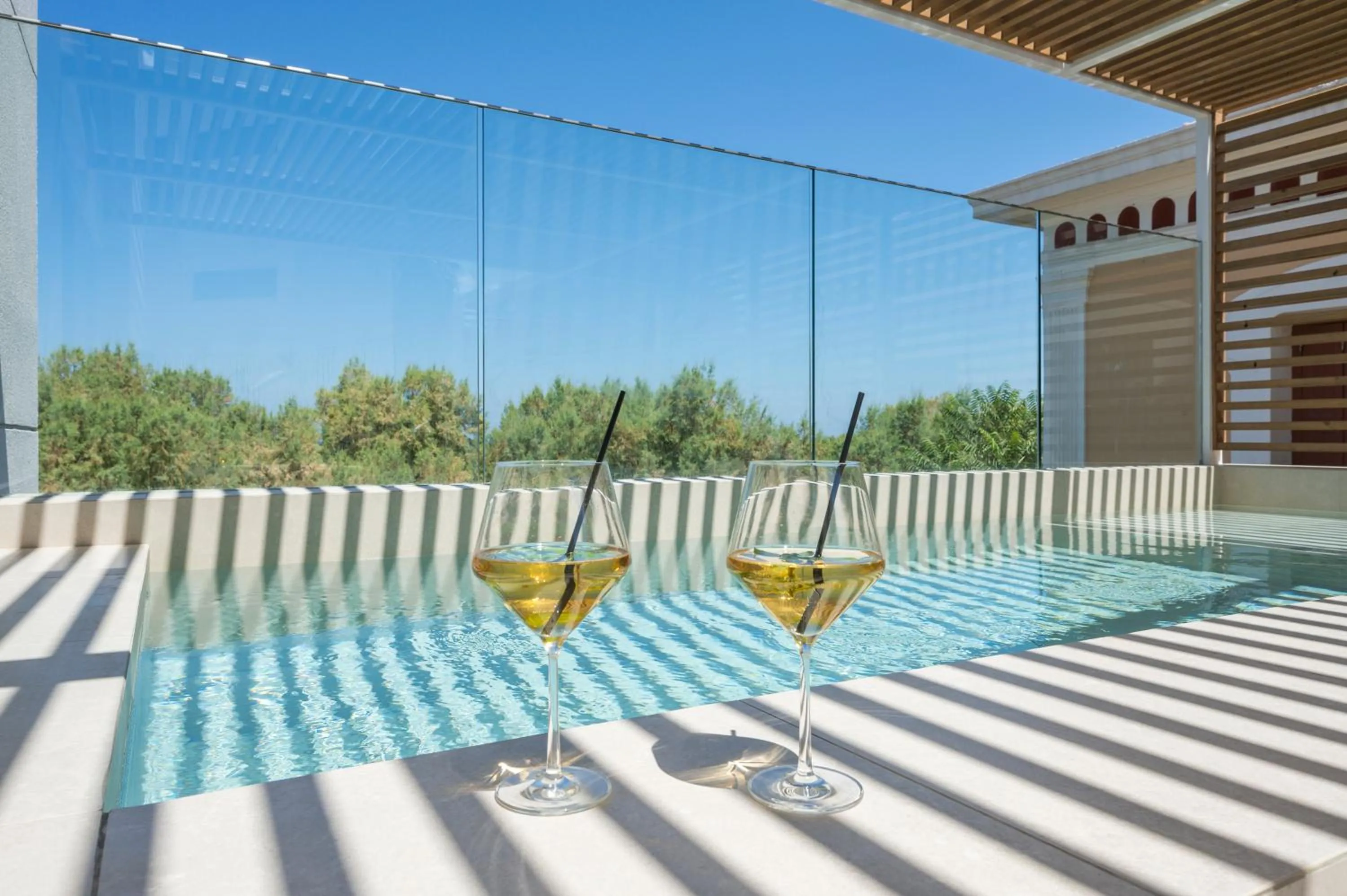 Swimming pool in SanSal Boutique Hotel
