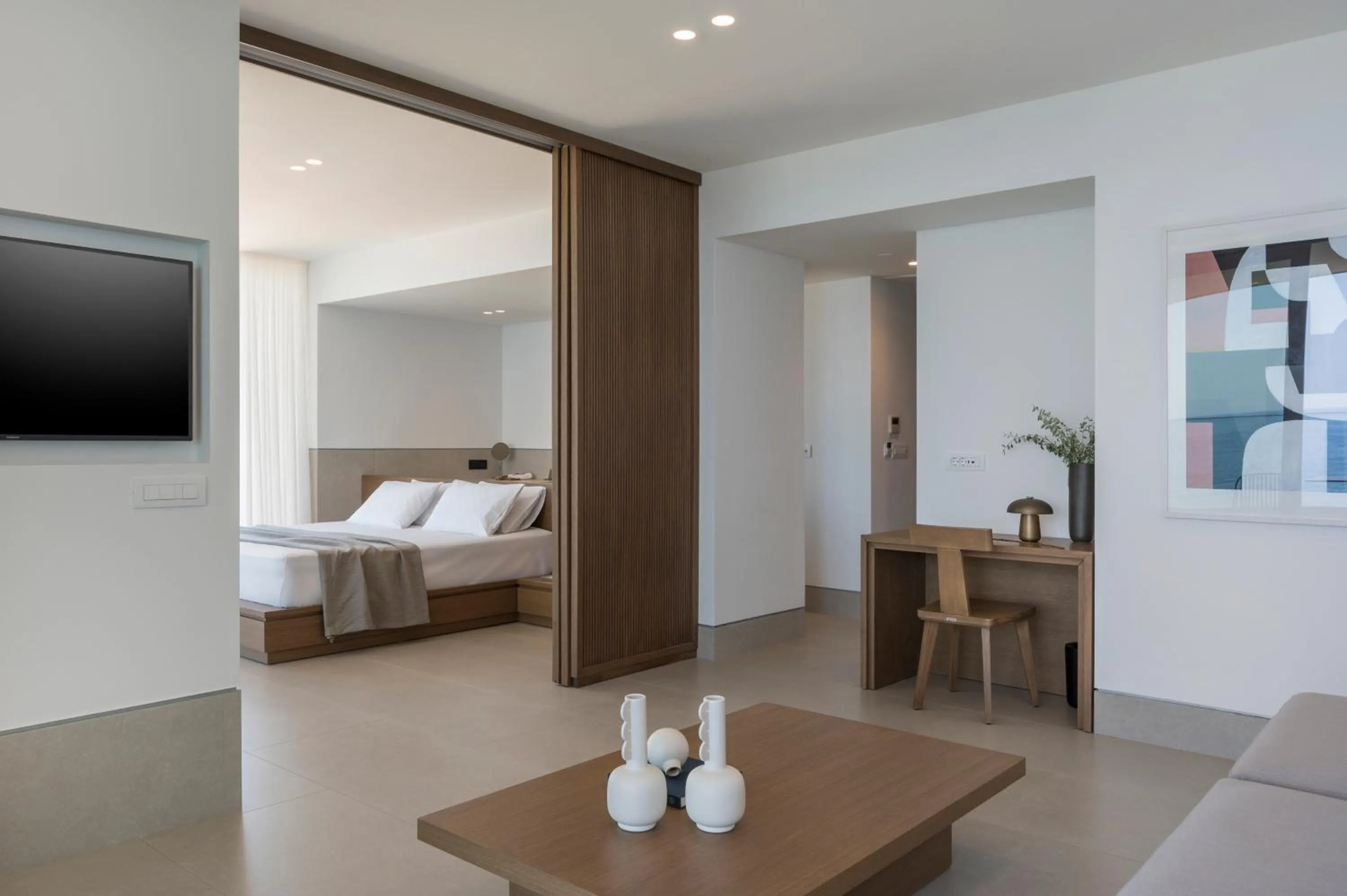 Bed in SanSal Boutique Hotel