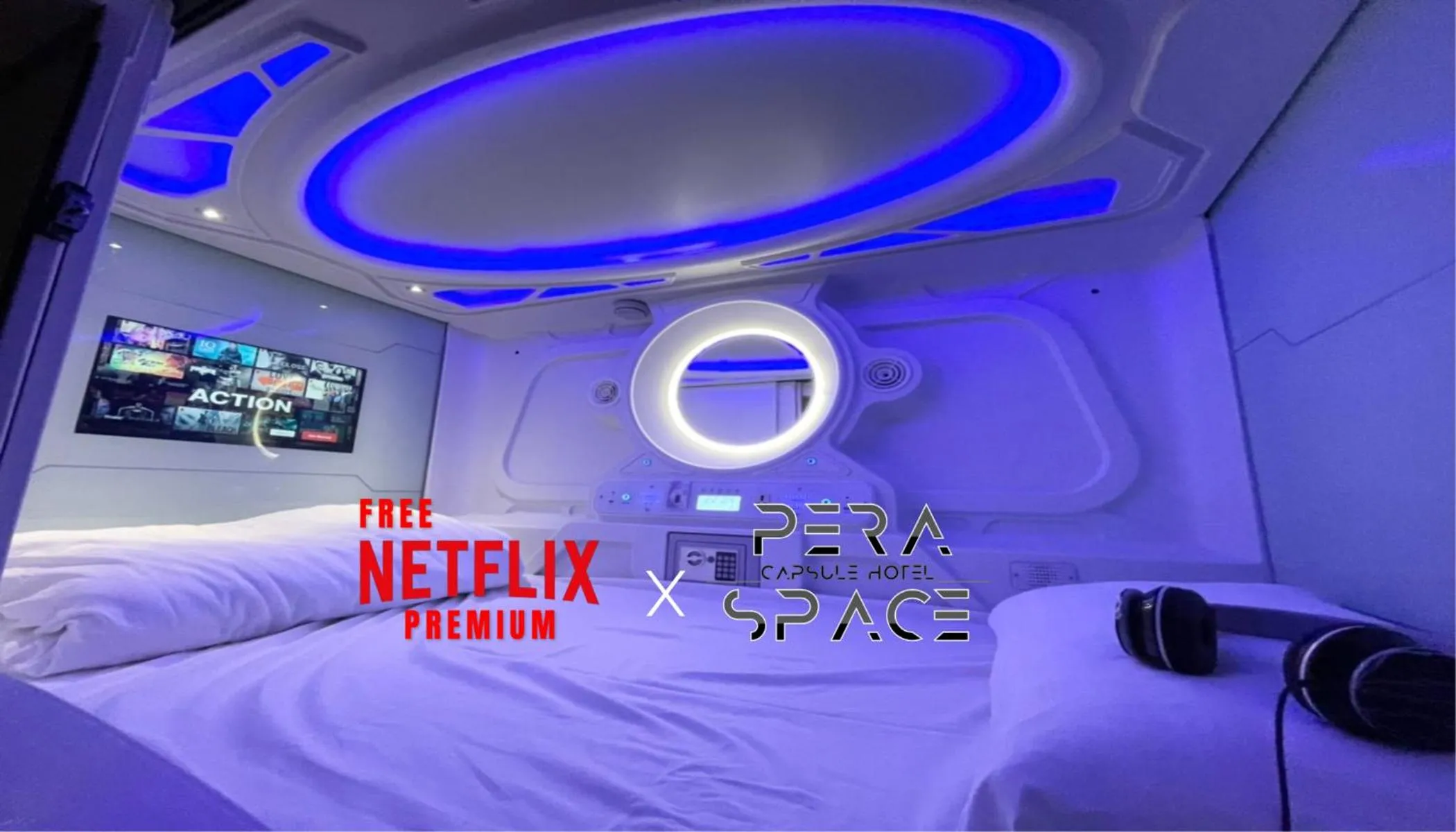 Single Bed in 10-Bed Dormitory Room in PERA SPACE Capsule Hotel