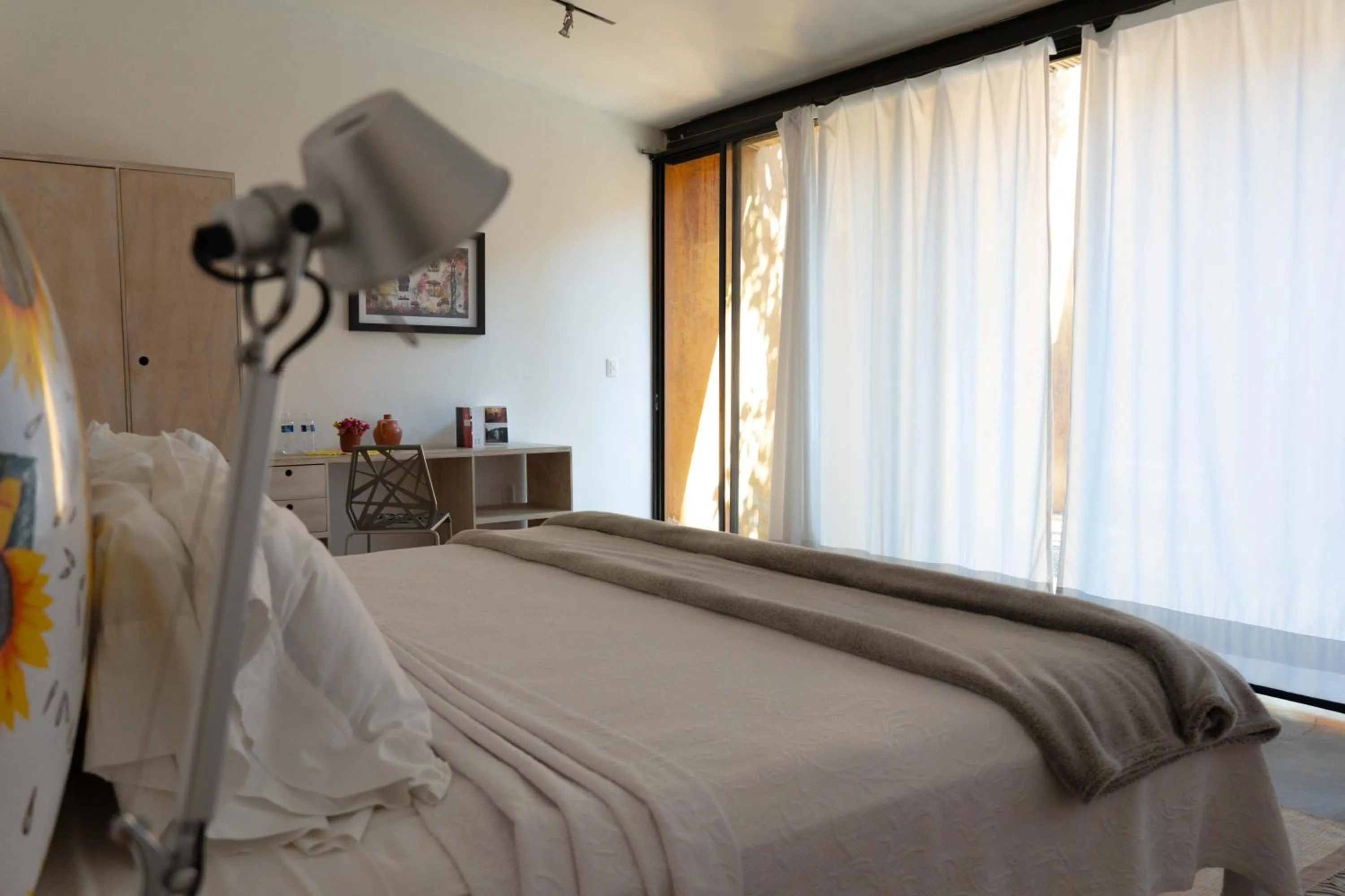 Bed in Hotel Cosijo - San Jeronimo Tlacochahuaya