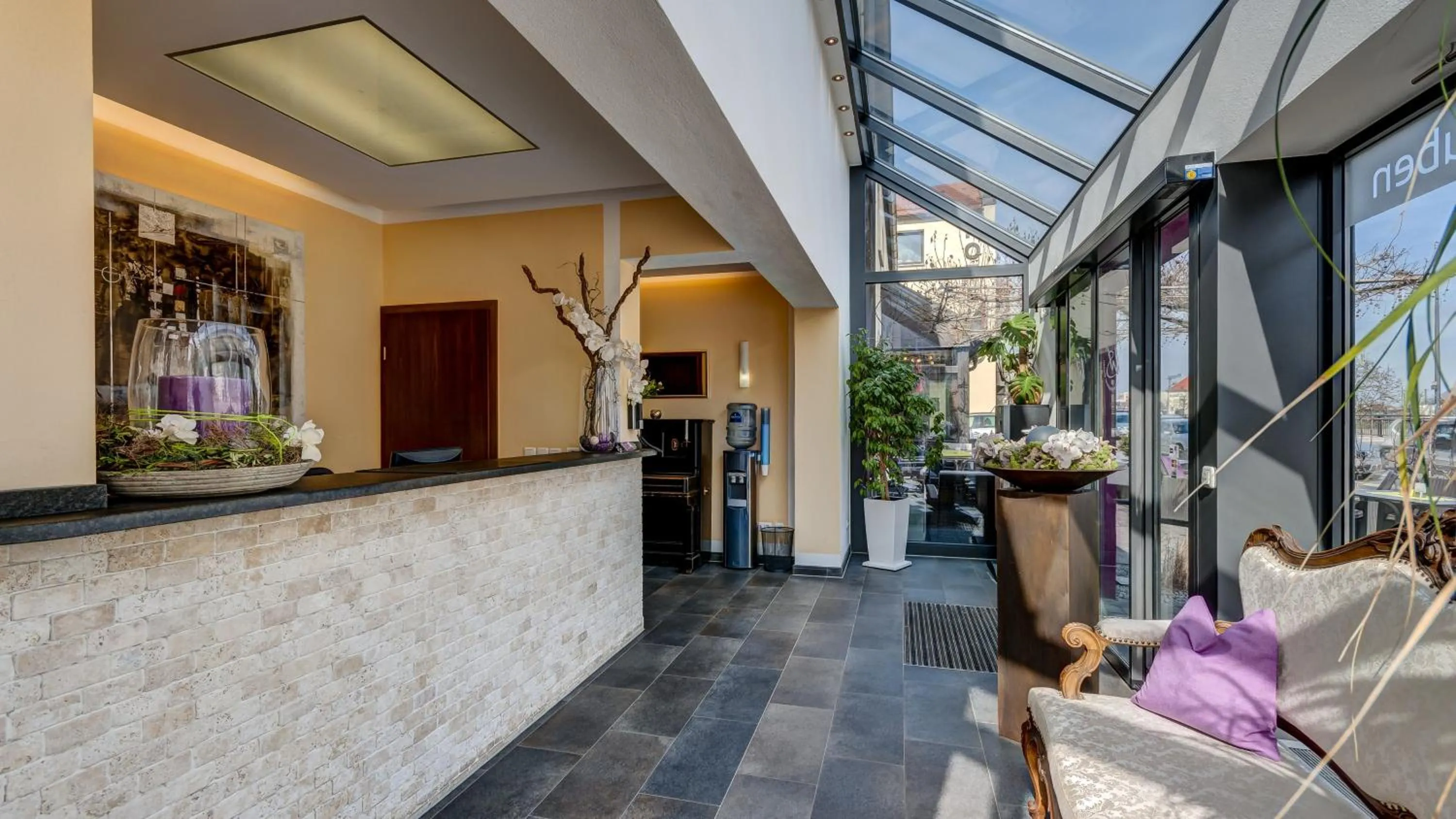 Lobby or reception in Hotel Restaurant Weihenstephaner Stuben