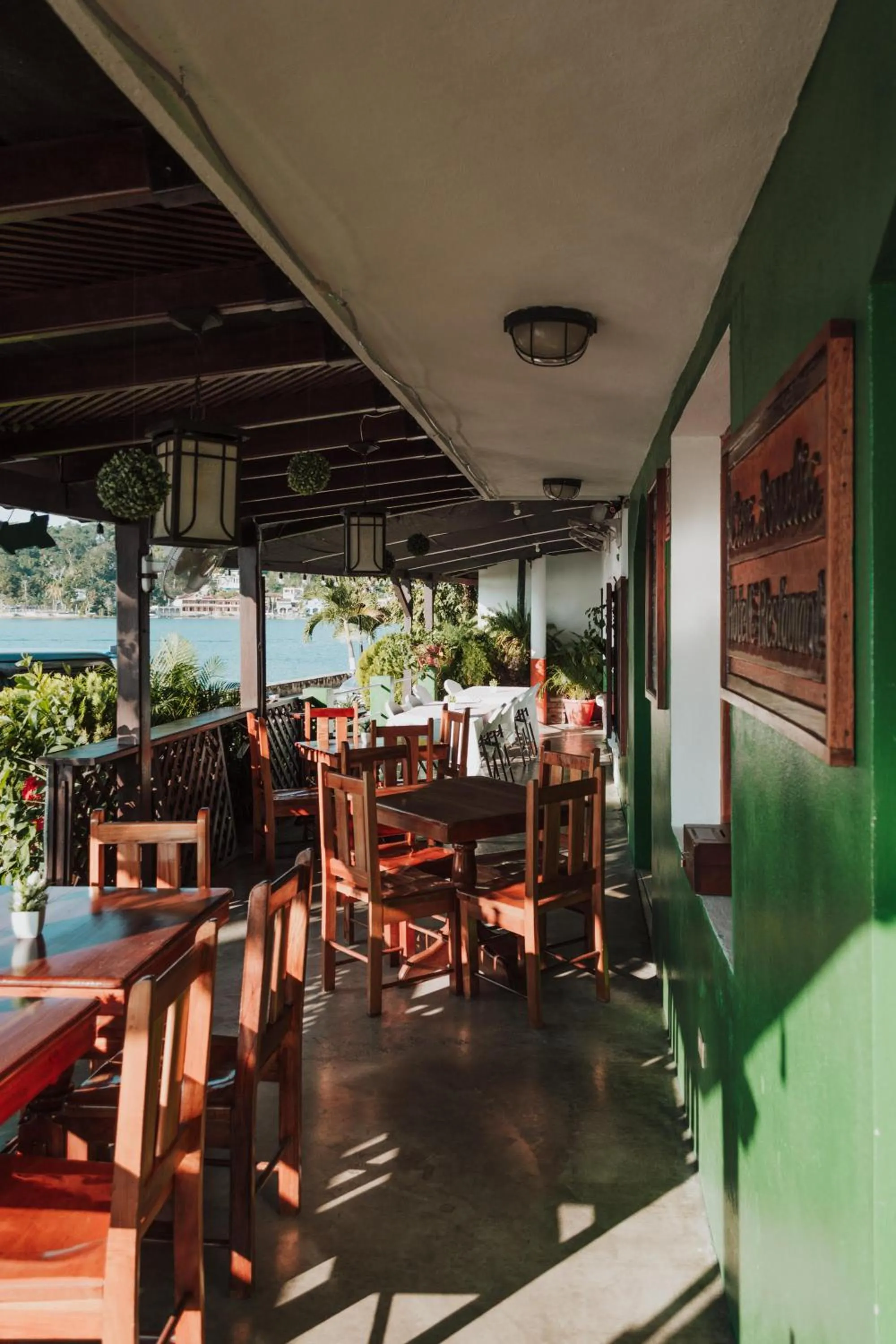 On site in Hotel Casa Amelia