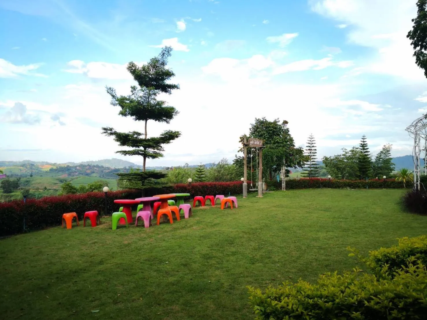 Garden view in Phuyafahsai The Resort Khao Kho