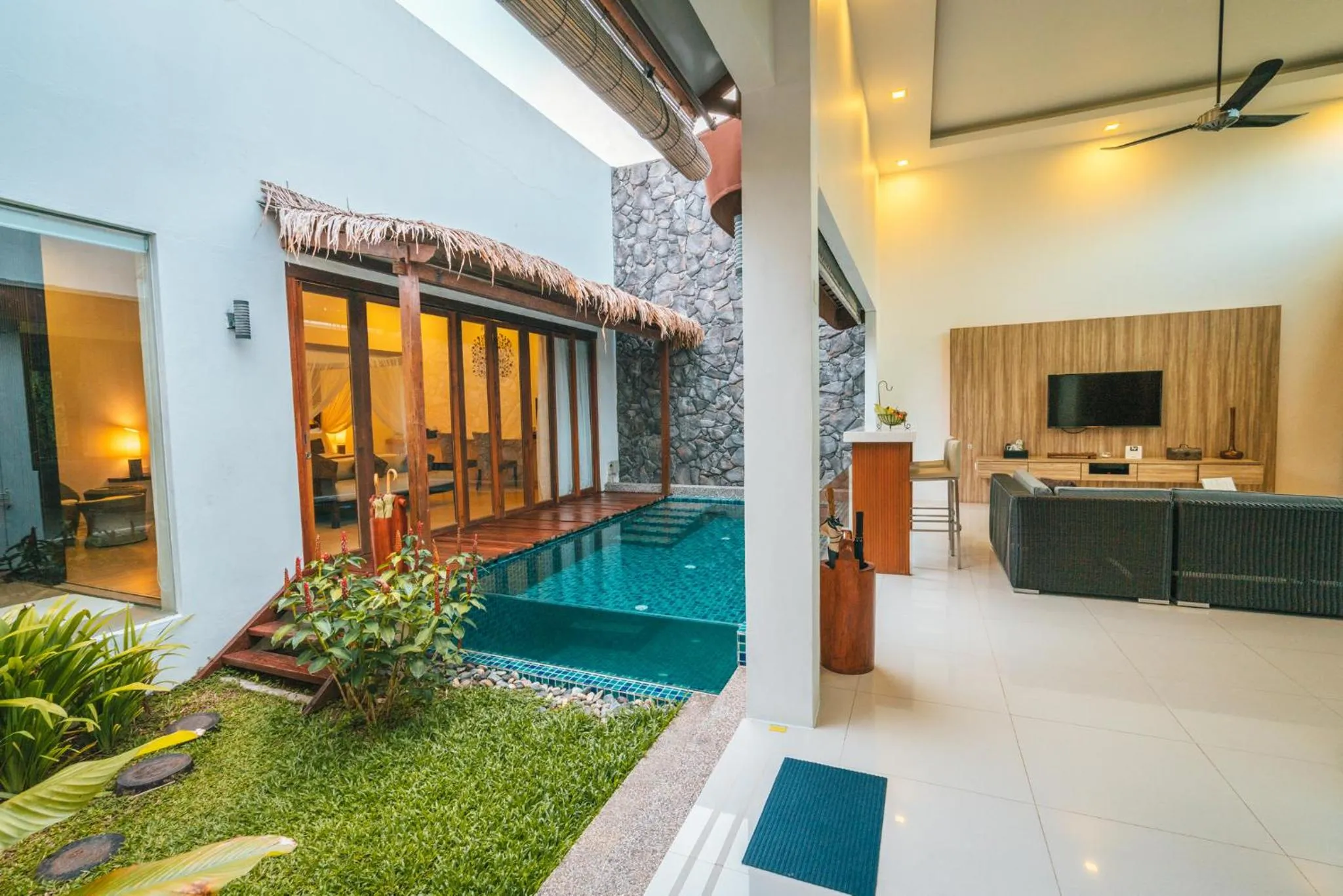 Living room in La Villa Langkawi - Private Pool