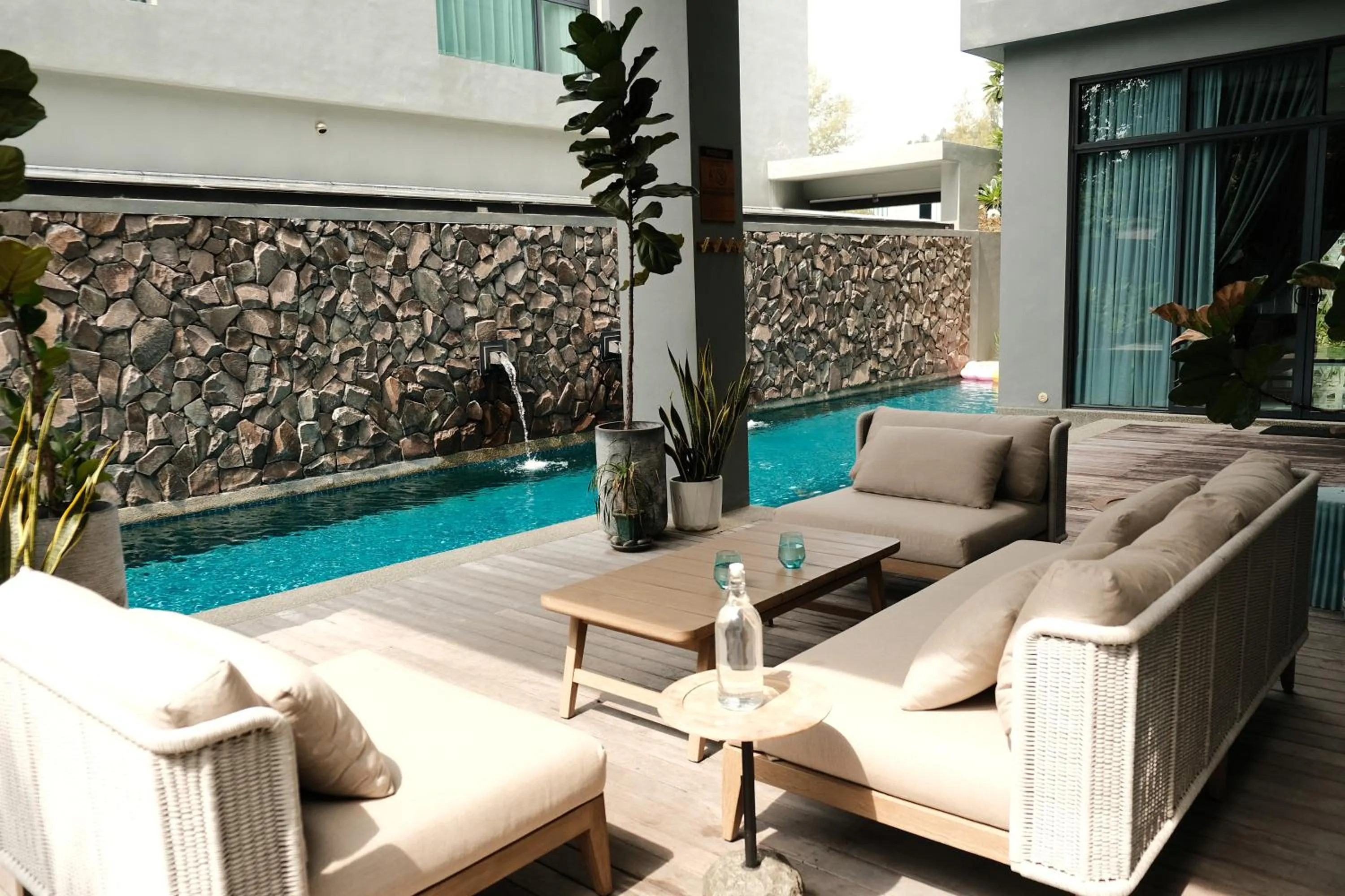 Patio in La Villa Langkawi - Private Pool