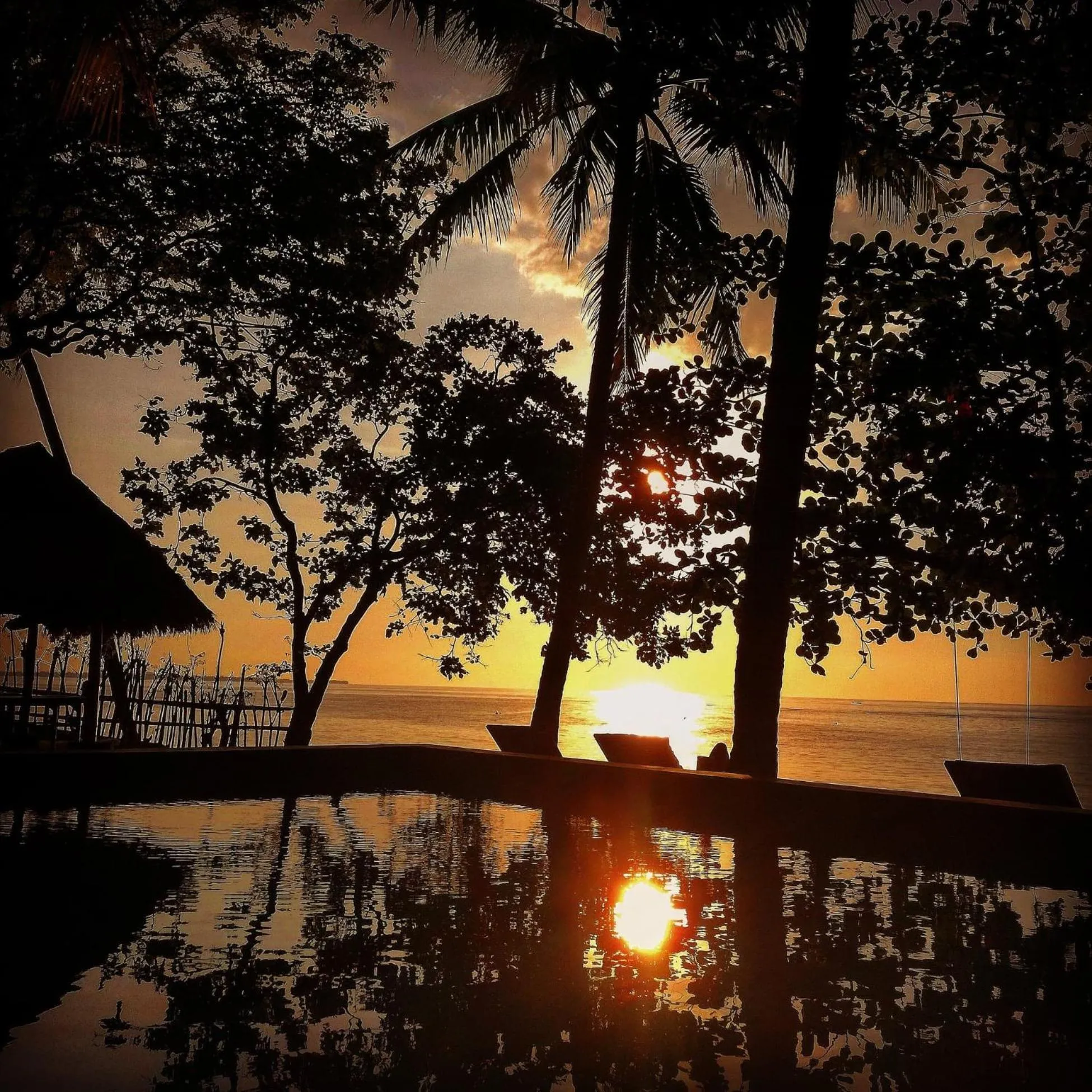 Swimming pool in Rinjani Beach Eco Resort