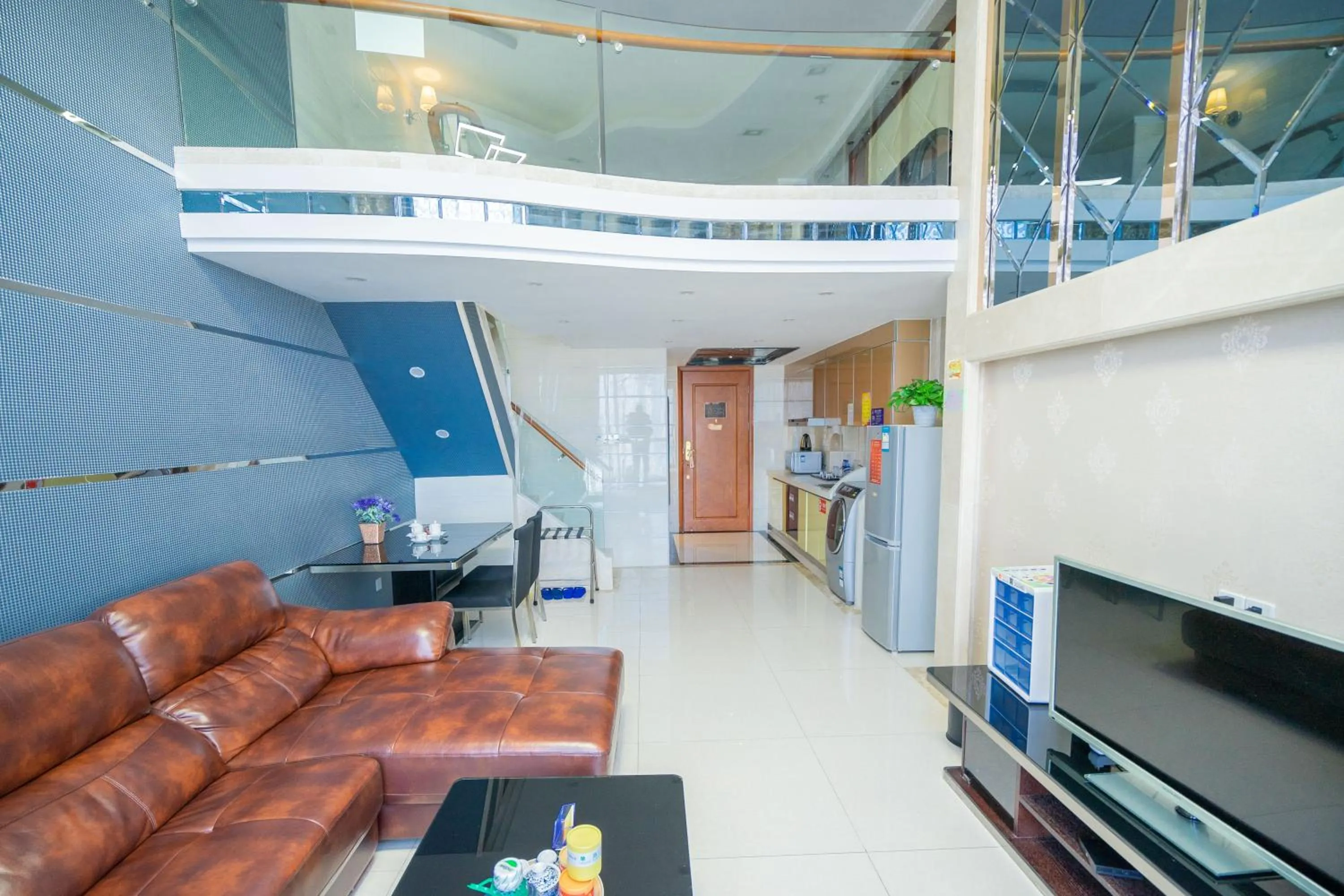 Living room in Louidon Mega Apartment Of Kam Rueng Plaza - Sunshine Apartment