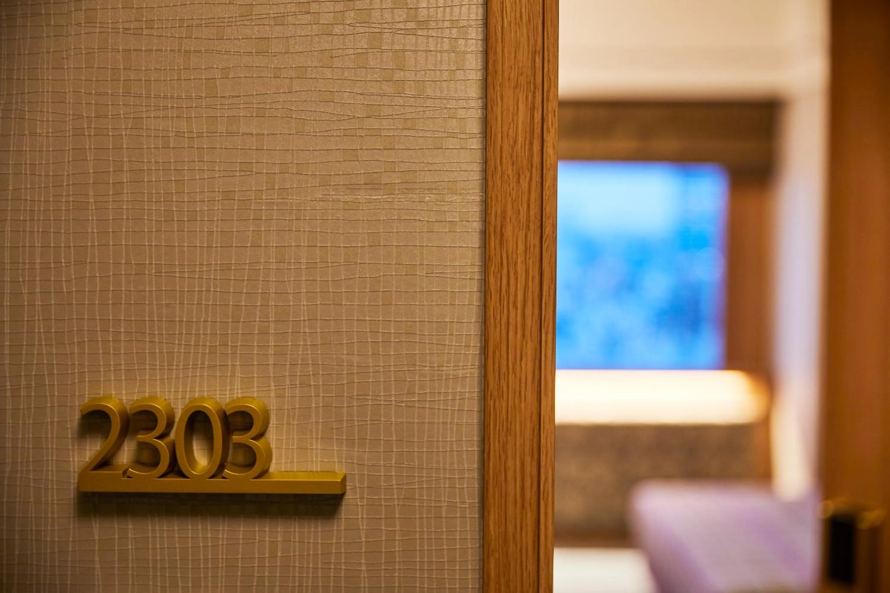 Decorative detail, Bed in Tobu Hotel Levant Tokyo