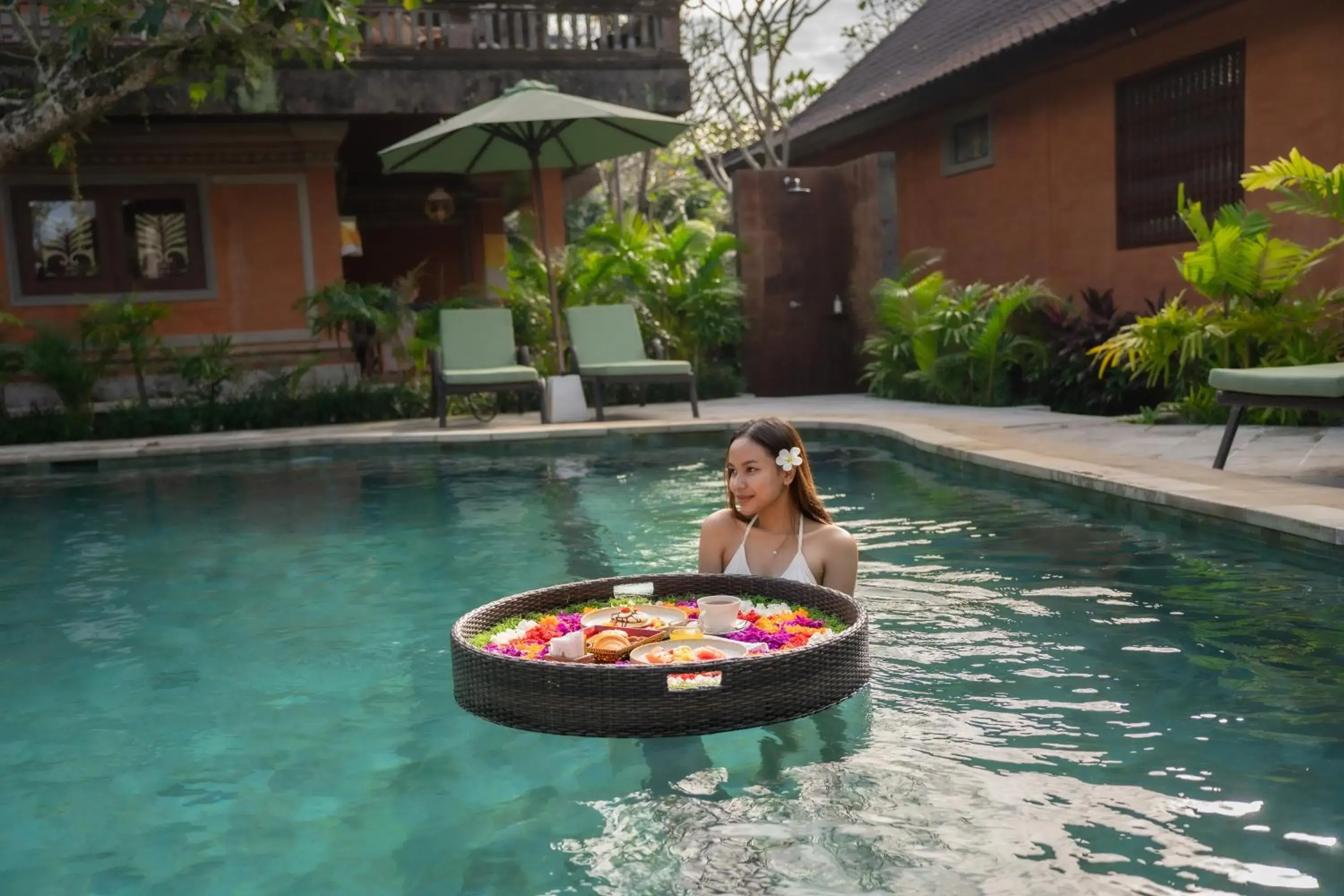 Breakfast in Puri Saraswati Dijiwa Ubud Breakfast in Puri Saraswati Dijiwa Ubud