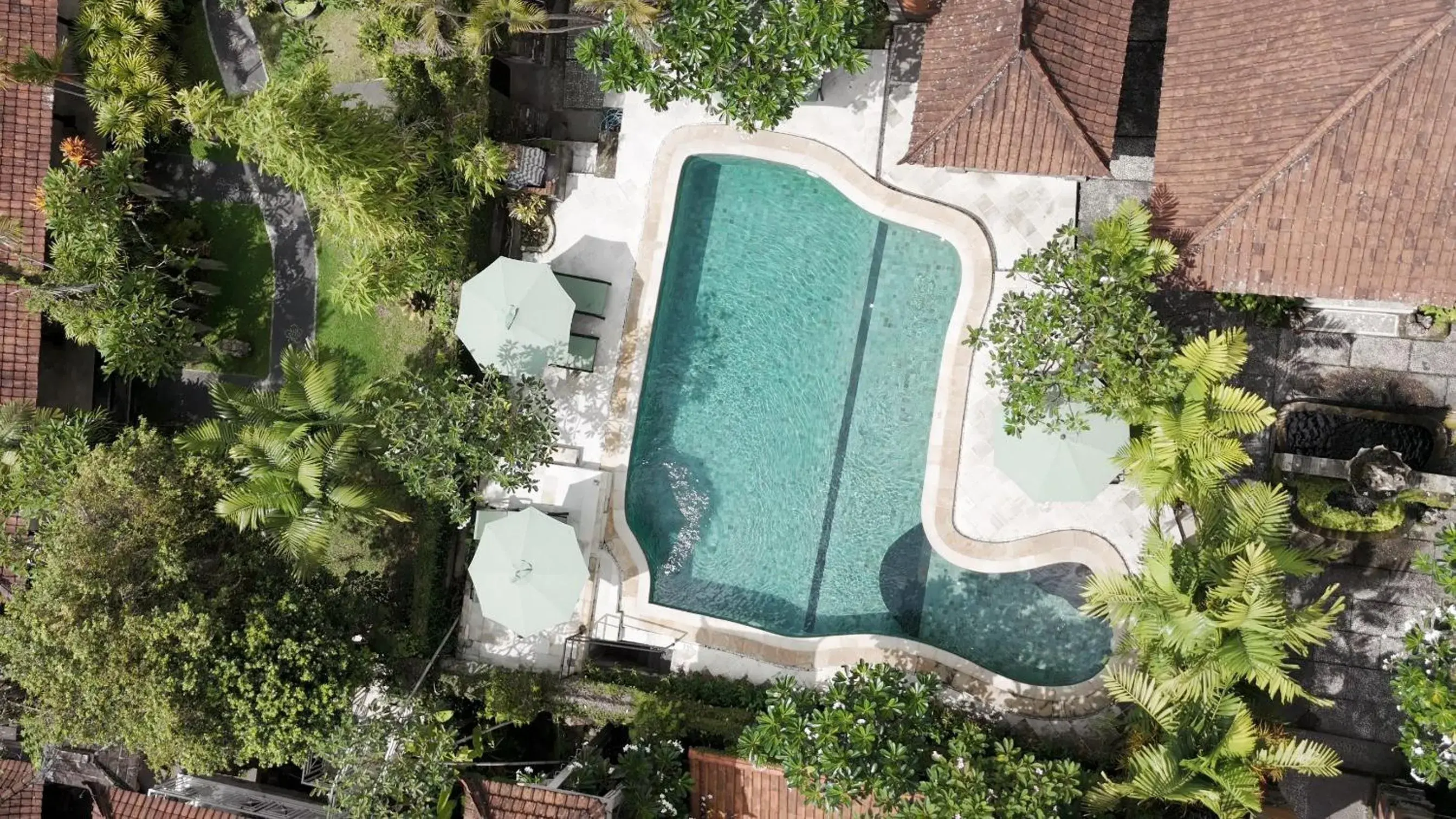 Swimming pool in Puri Saraswati Dijiwa Ubud Swimming pool in Puri Saraswati Dijiwa Ubud
