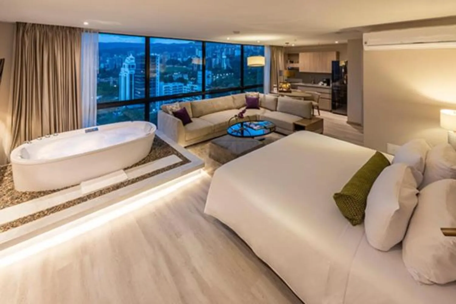 Bed in Hotel York Luxury Suites Medellin by Preferred