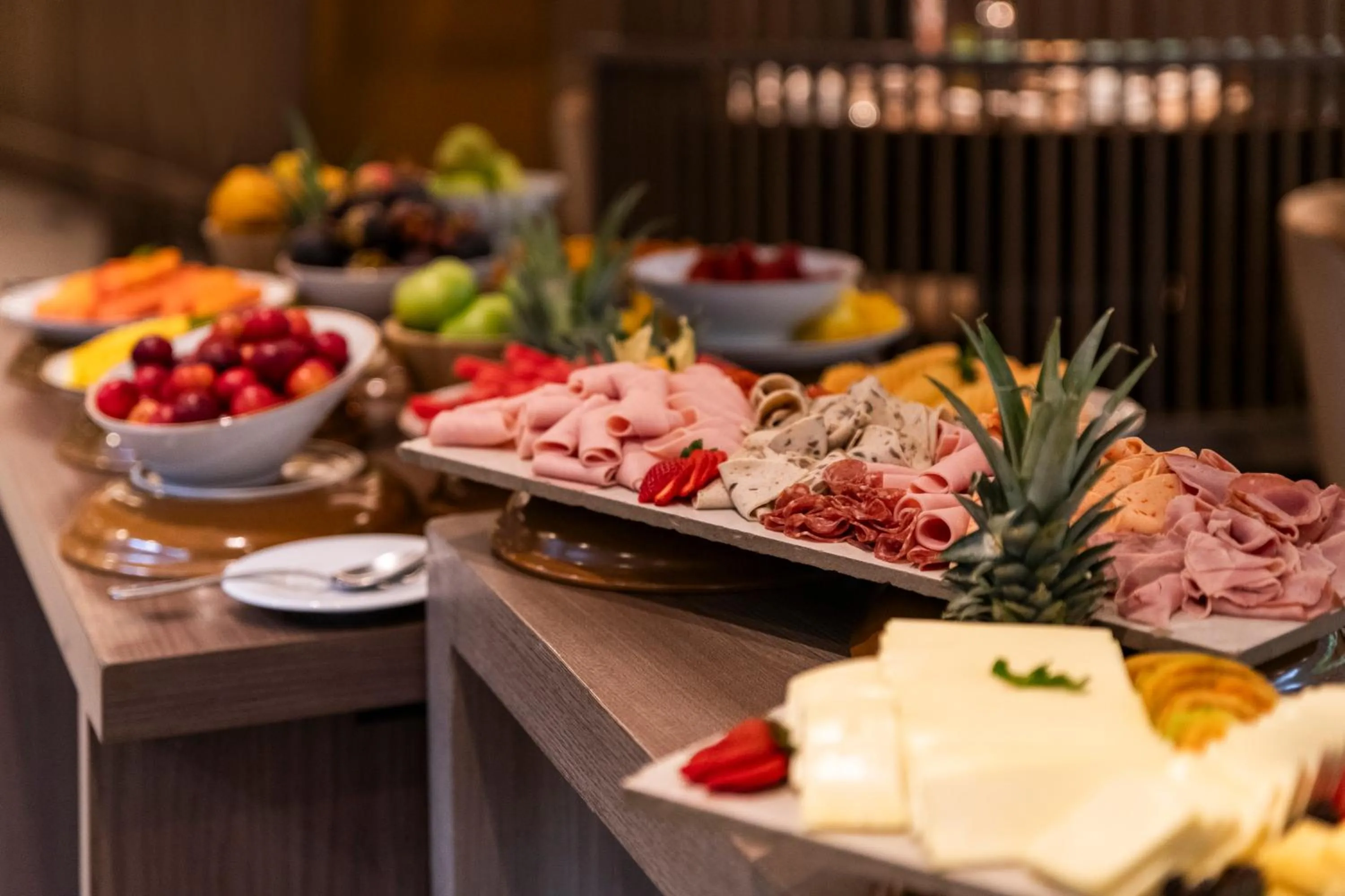 Buffet breakfast in Hotel York Luxury Suites Medellin by Preferred