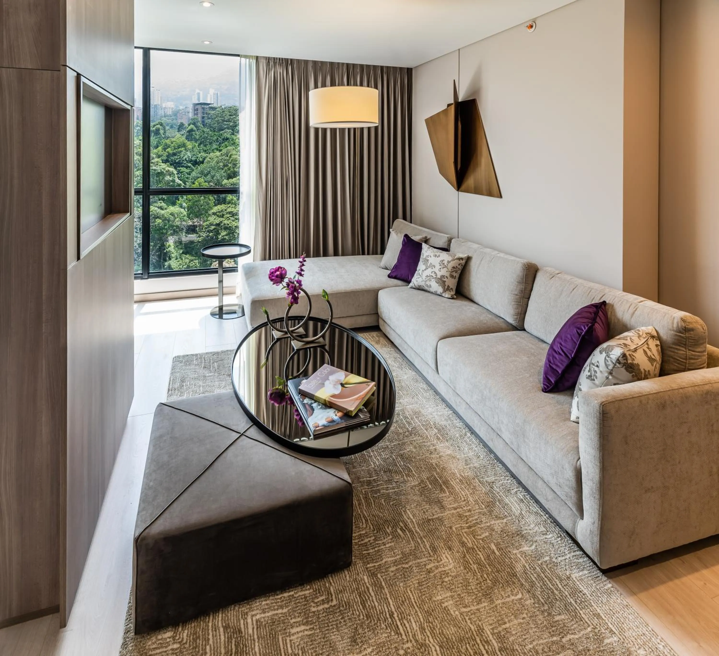 Living room in Hotel York Luxury Suites Medellin by Preferred