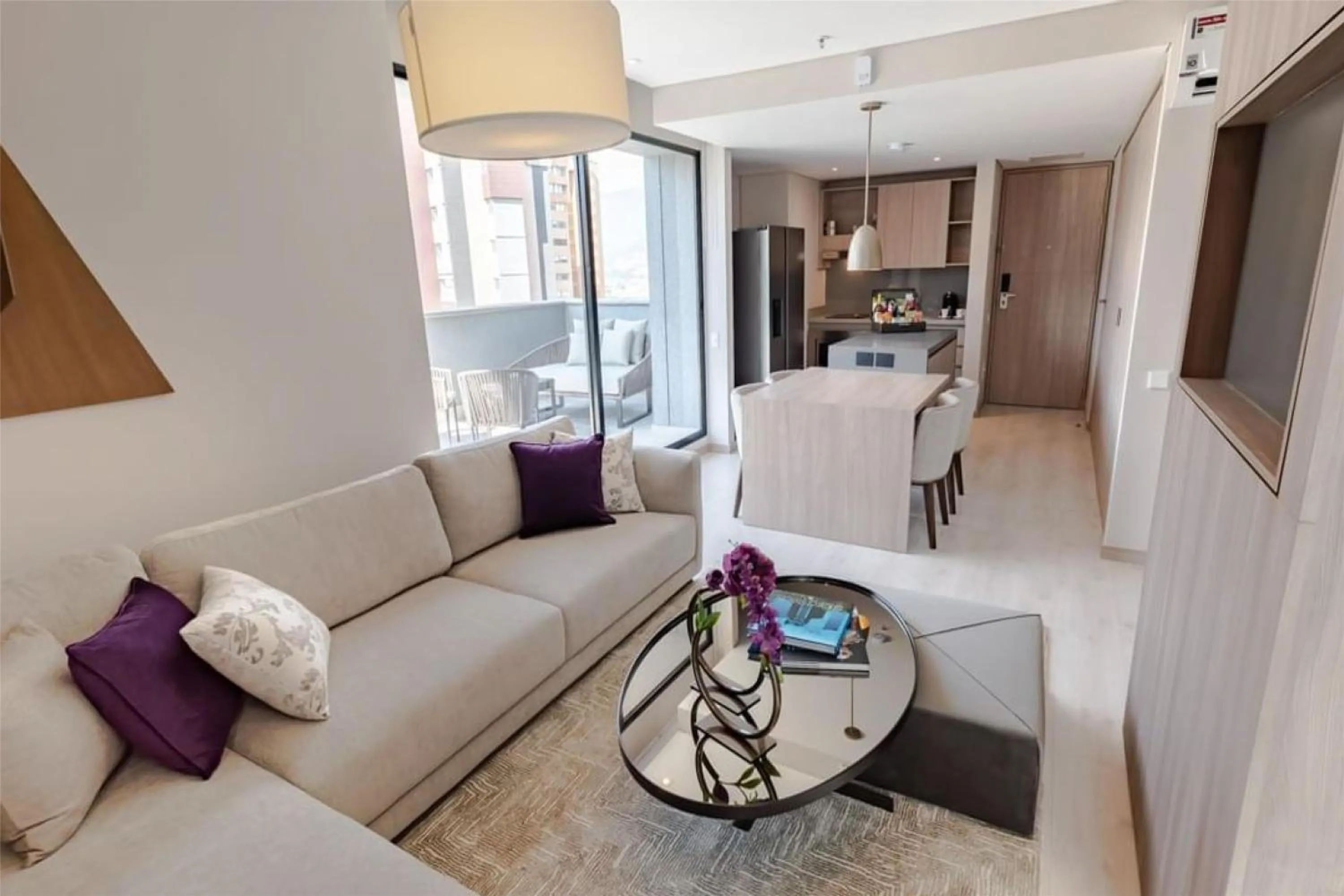 Living room in York Medellin, Curio Collection by Hilton