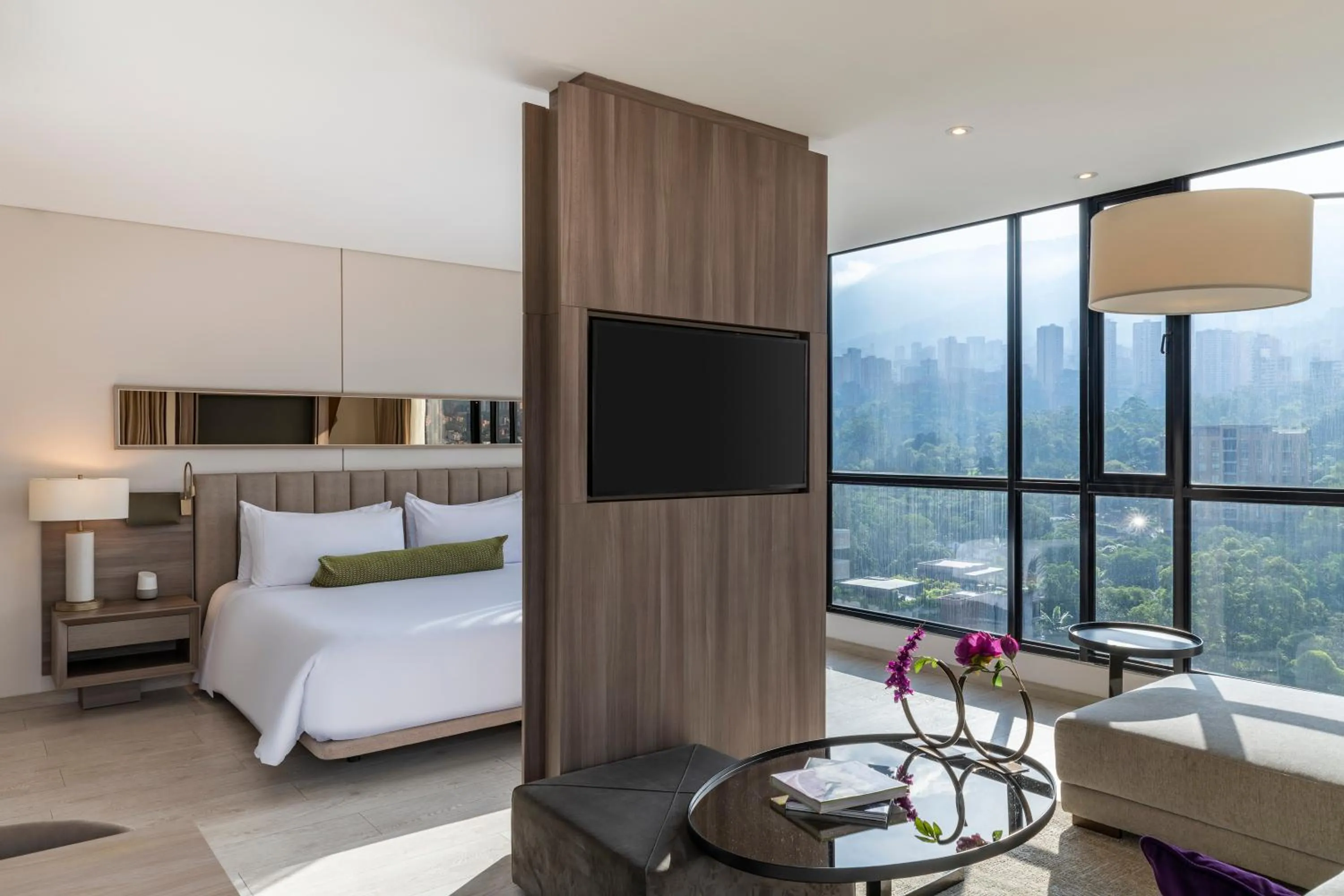 Bed in Hotel York Luxury Suites Medellin by Preferred