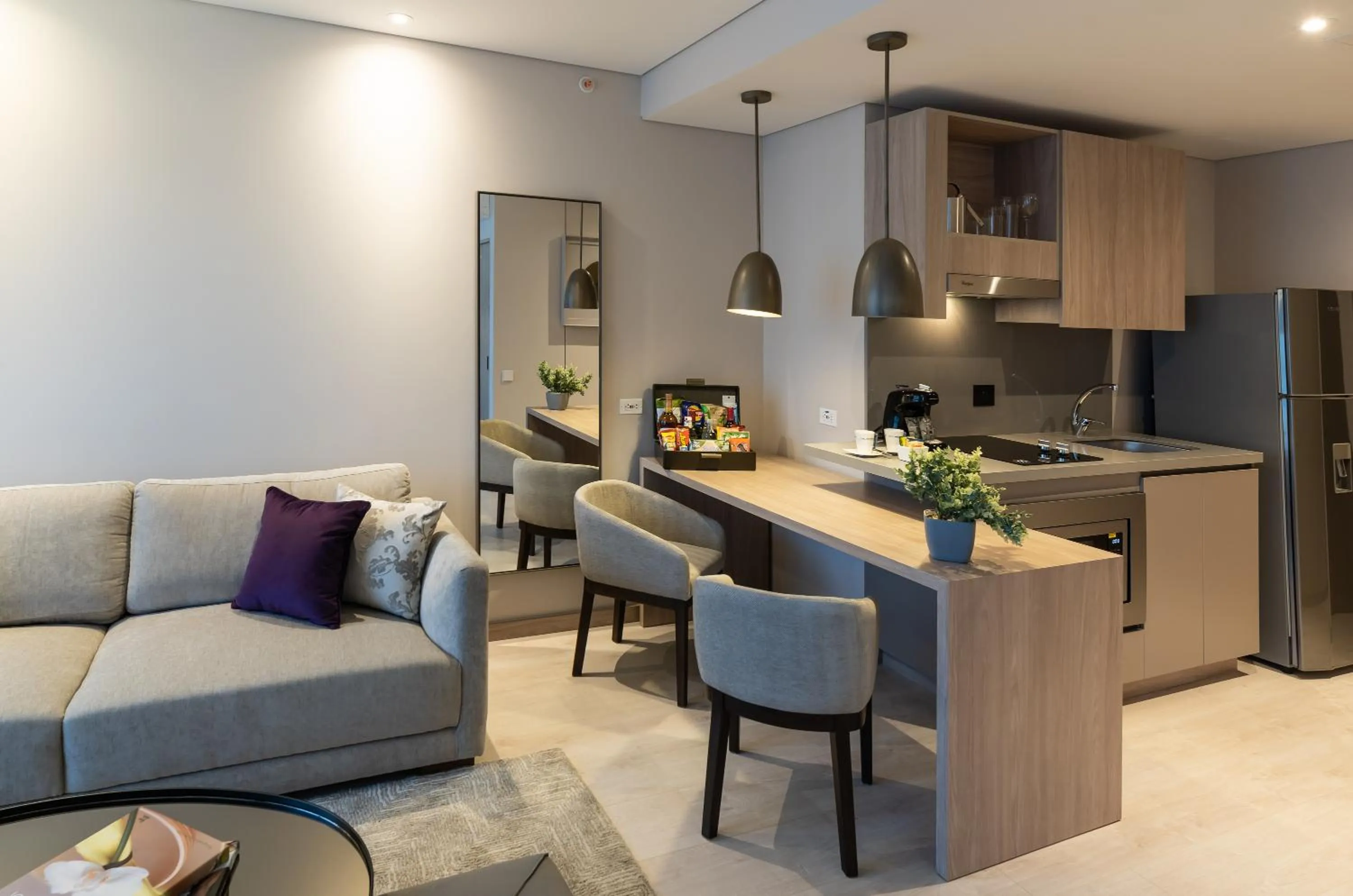 Kitchen or kitchenette in Hotel York Luxury Suites Medellin by Preferred