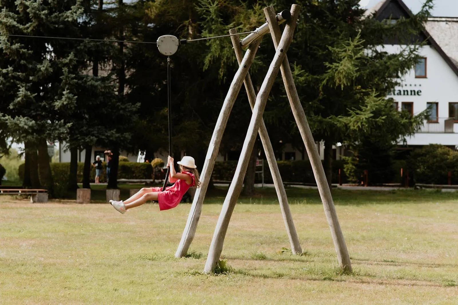Children play ground in Waldhotel Kreuztanne