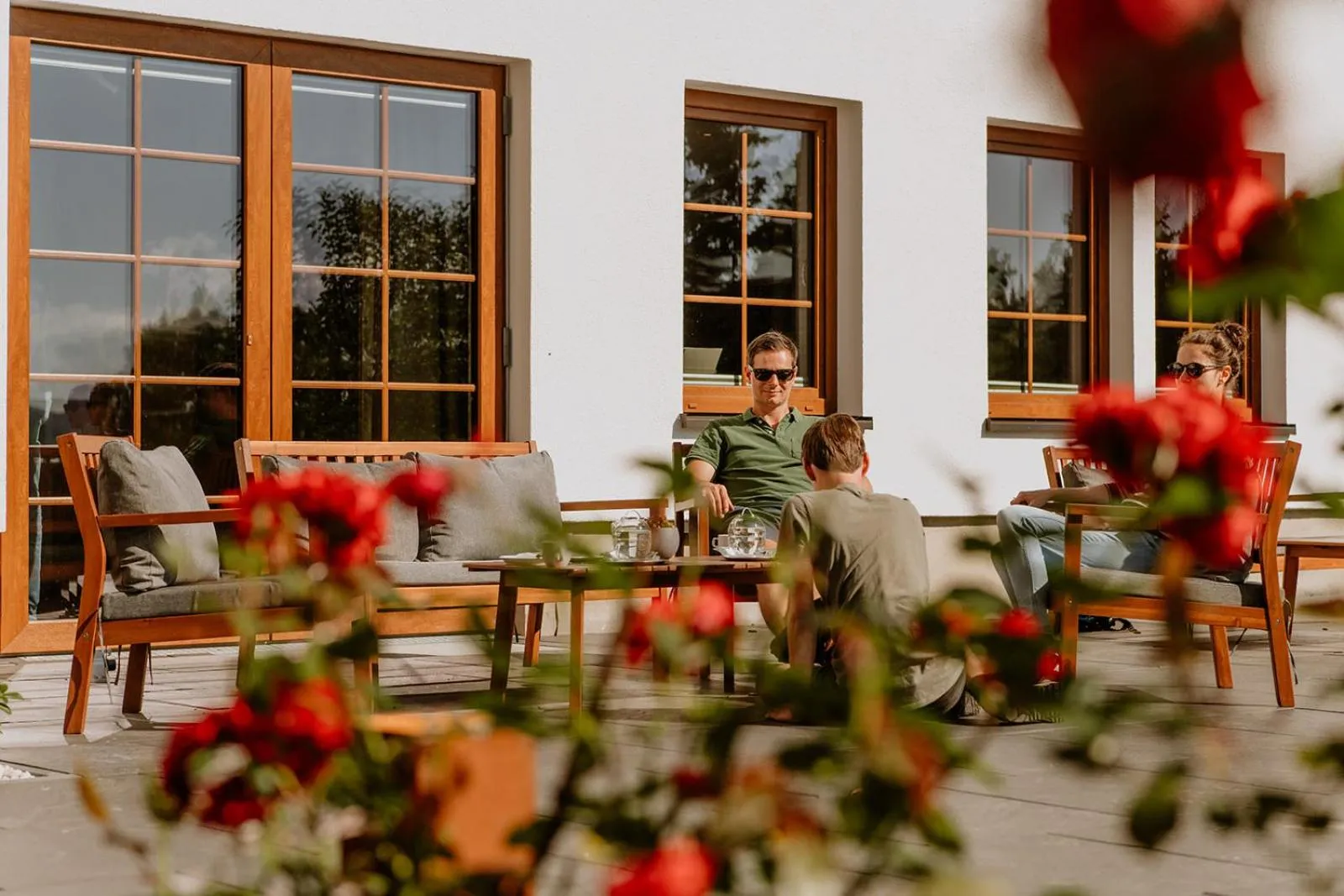 Balcony/Terrace in Waldhotel Kreuztanne