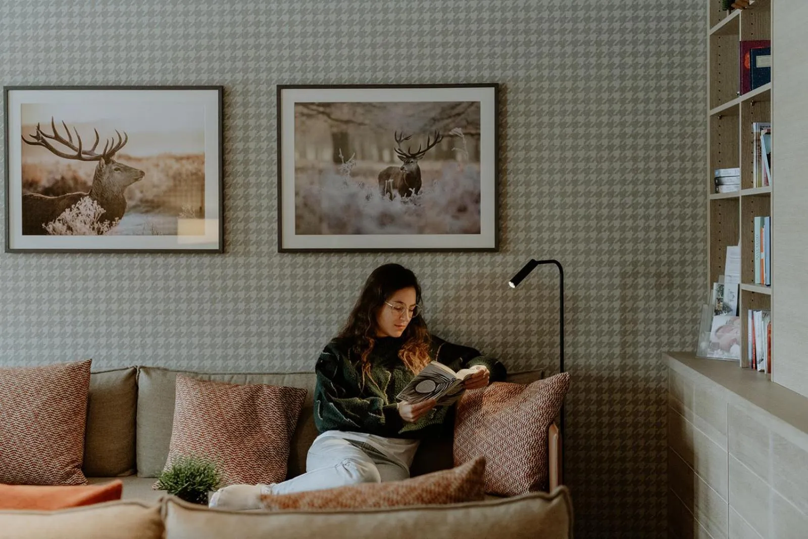 Library in Waldhotel Kreuztanne