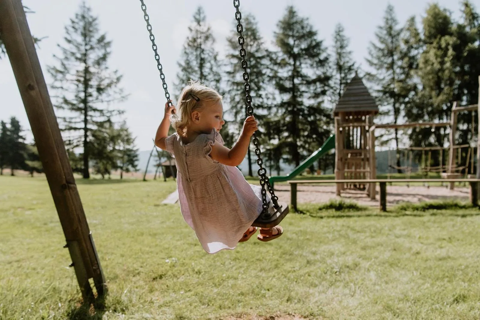 Children play ground in Waldhotel Kreuztanne