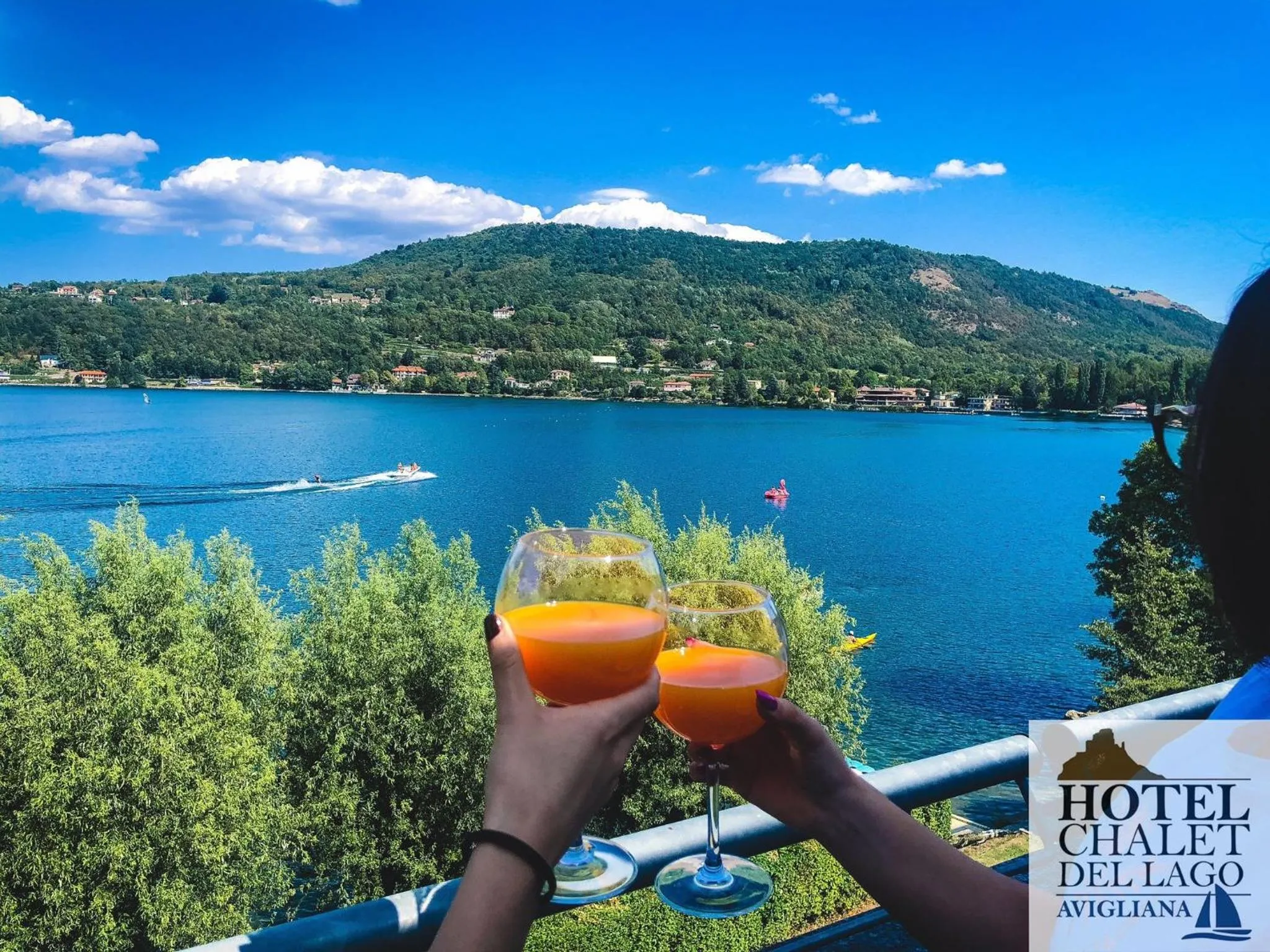 Lake view in Hotel Chalet del Lago