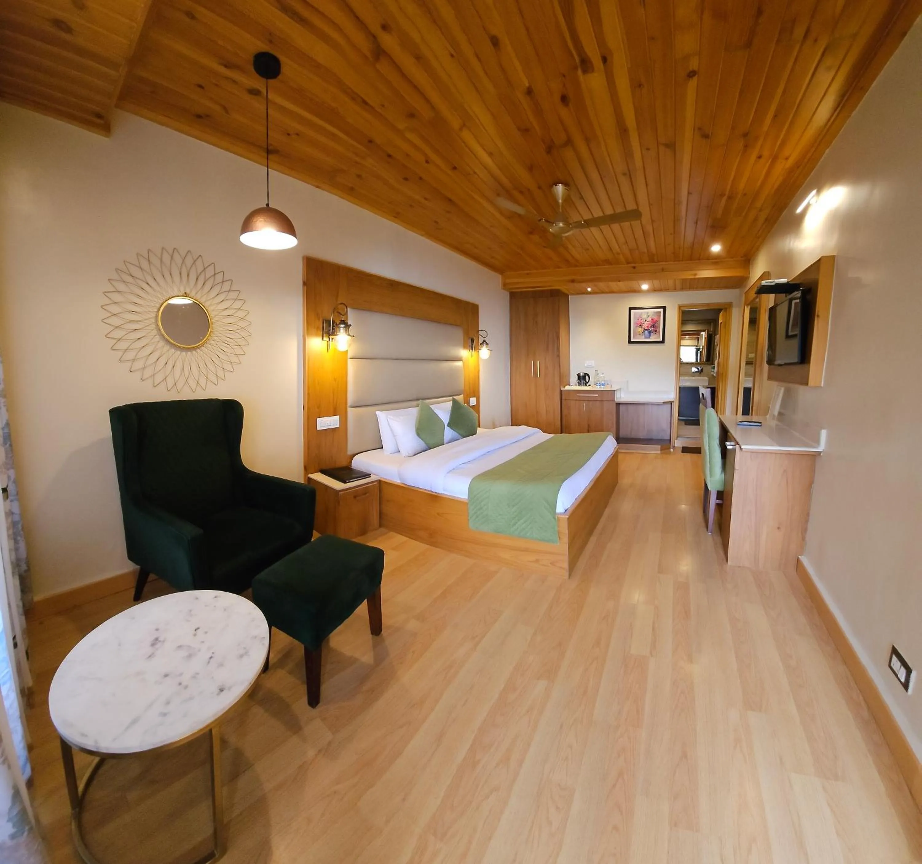 Bed in Mongas Hotel & Resort