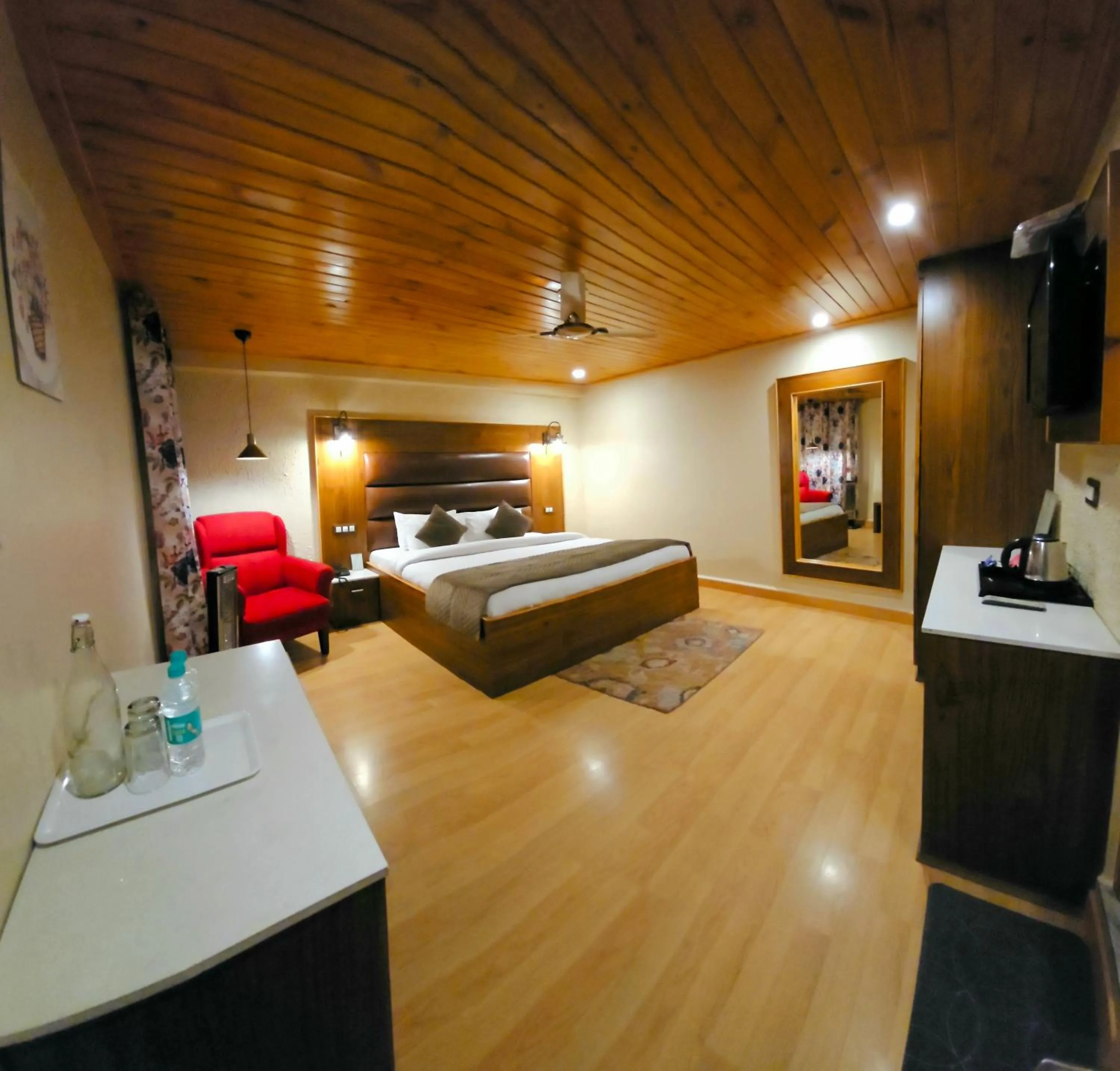 Bed in Mongas Hotel & Resort