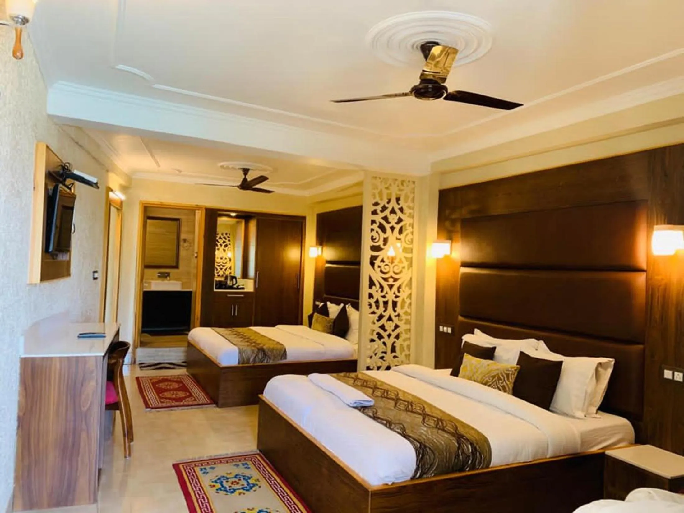 Bed in Mongas Hotel & Resort