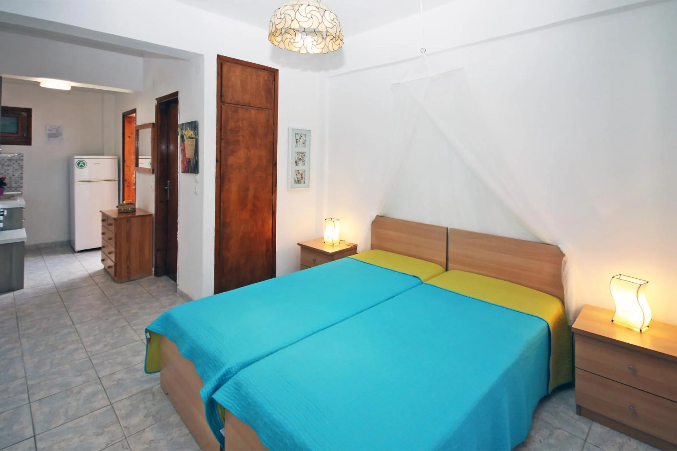 Bed in Villa Angela