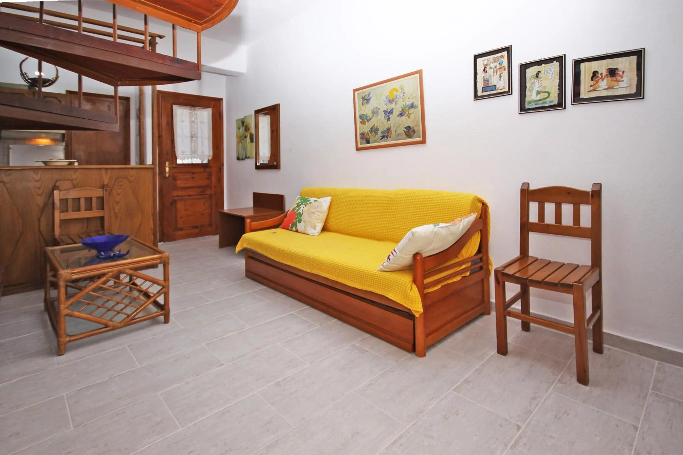 Living room, Bed in Villa Angela