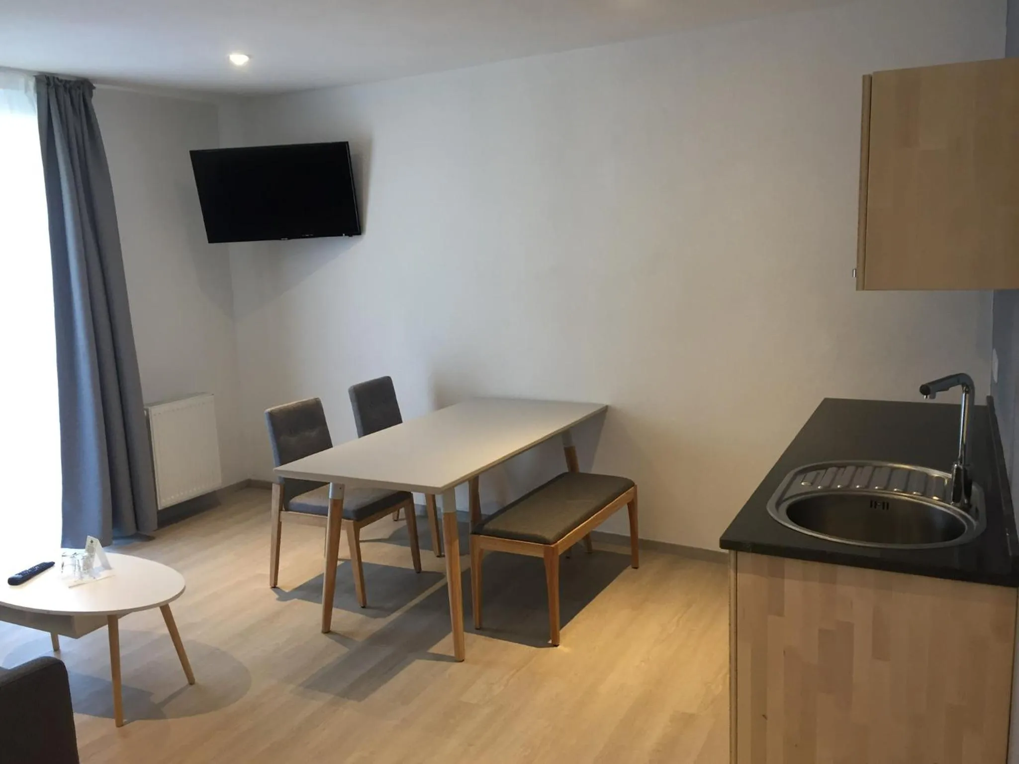 Kitchen or kitchenette in Hotel-Fritz