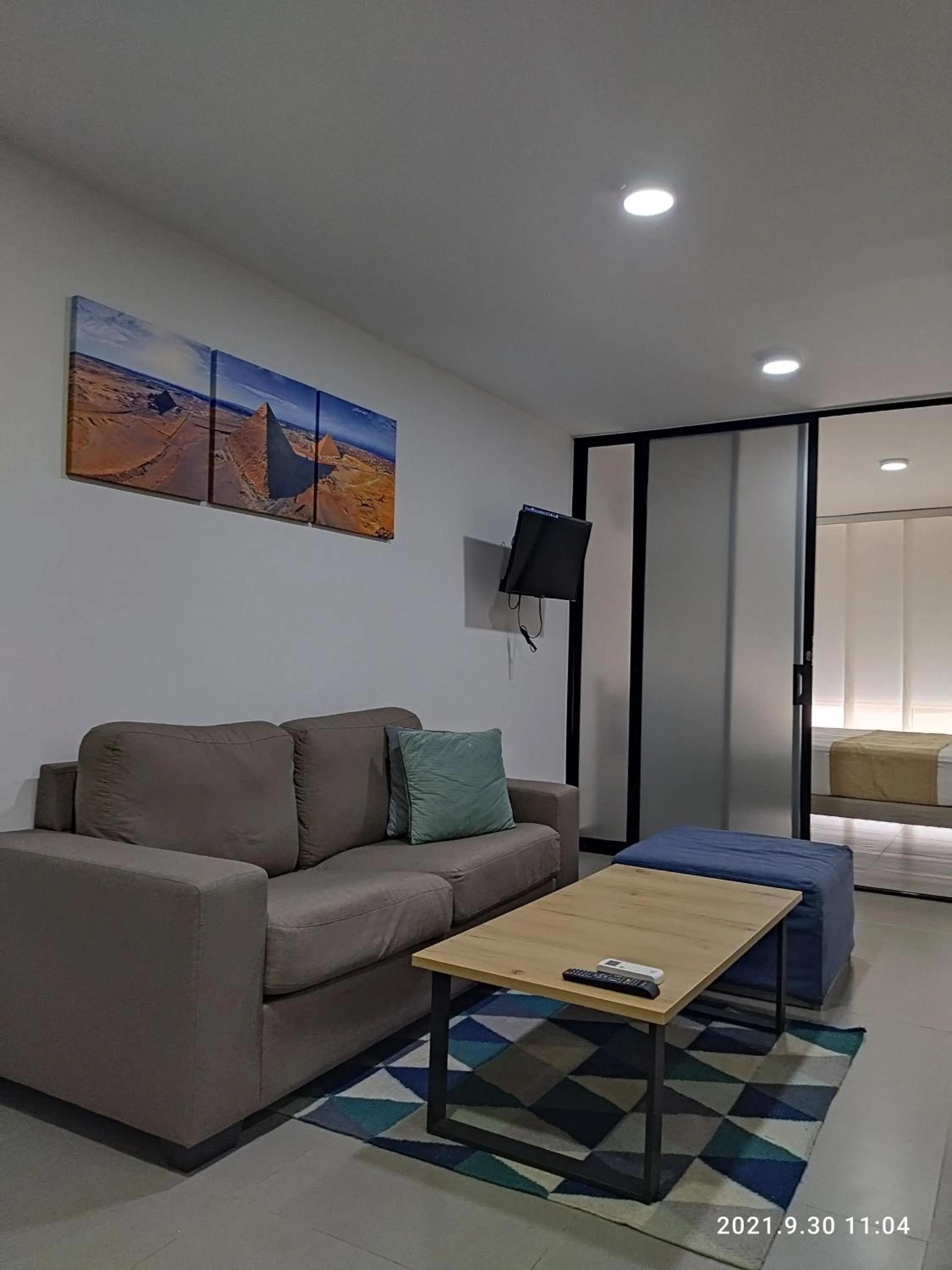 Seating area in Berilo Deluxe Apartahotel