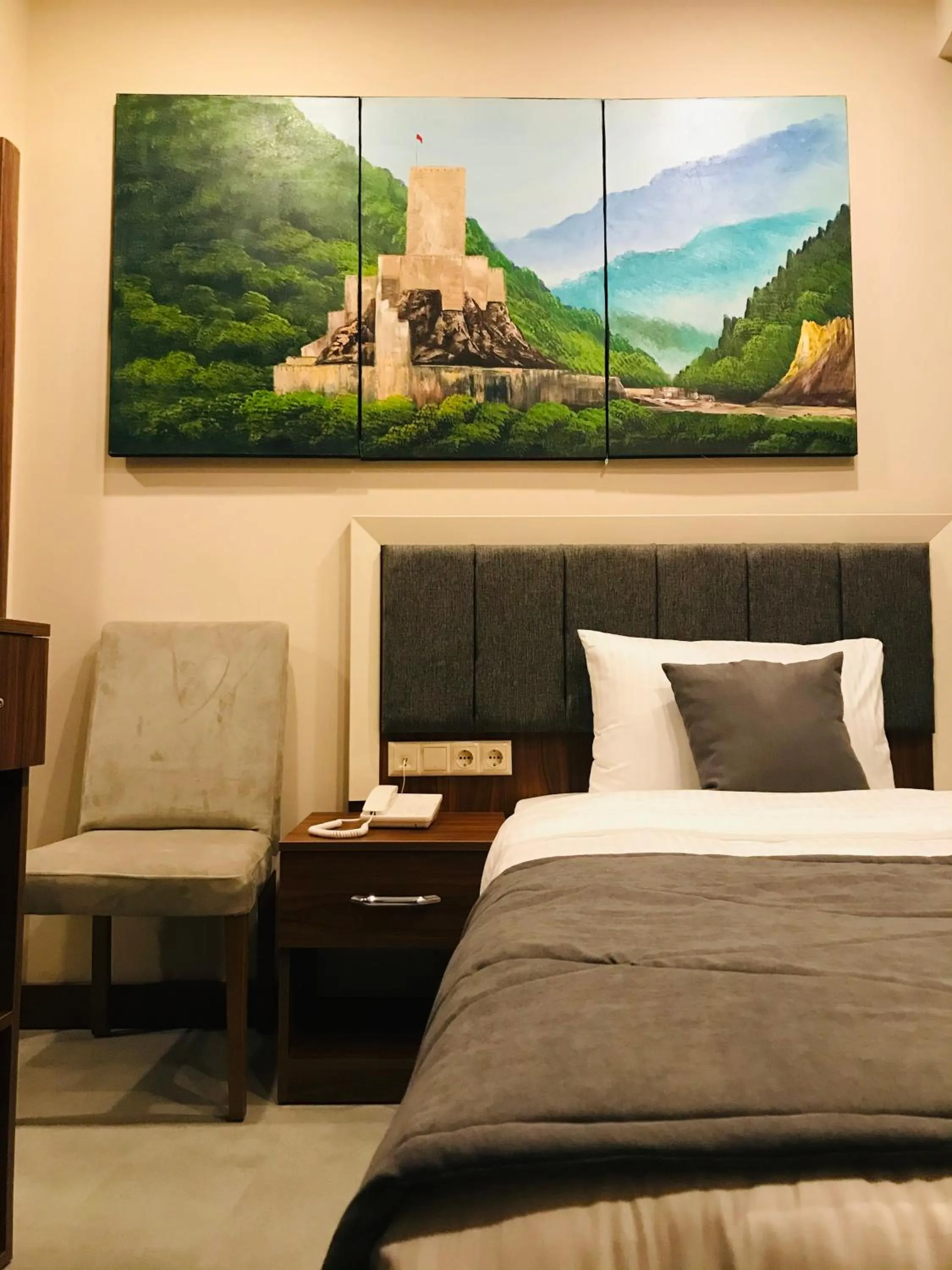 Bed in Deryaman Hotel Trabzon