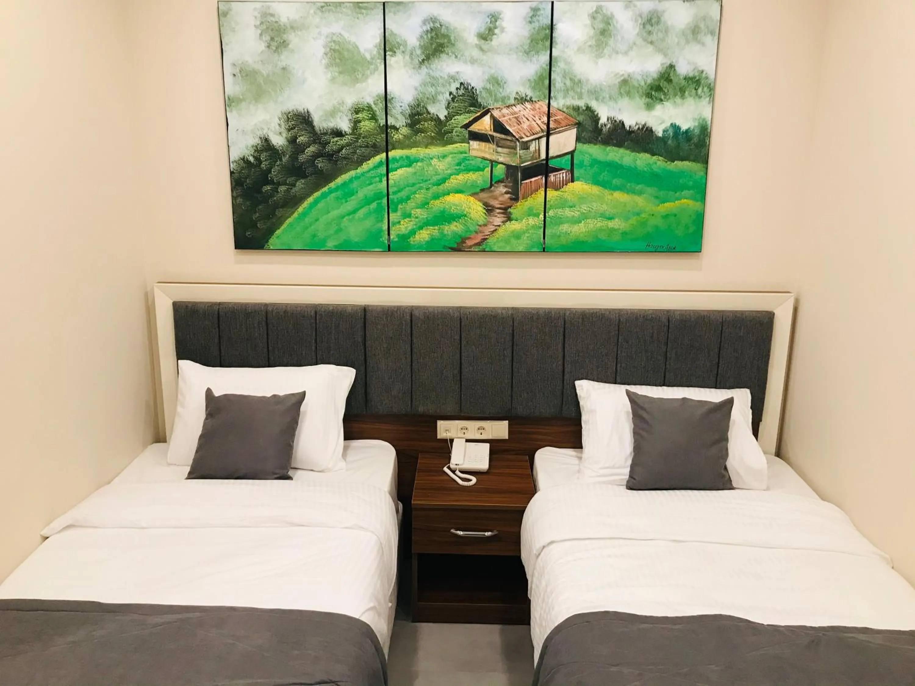 Bed in Deryaman Hotel Trabzon